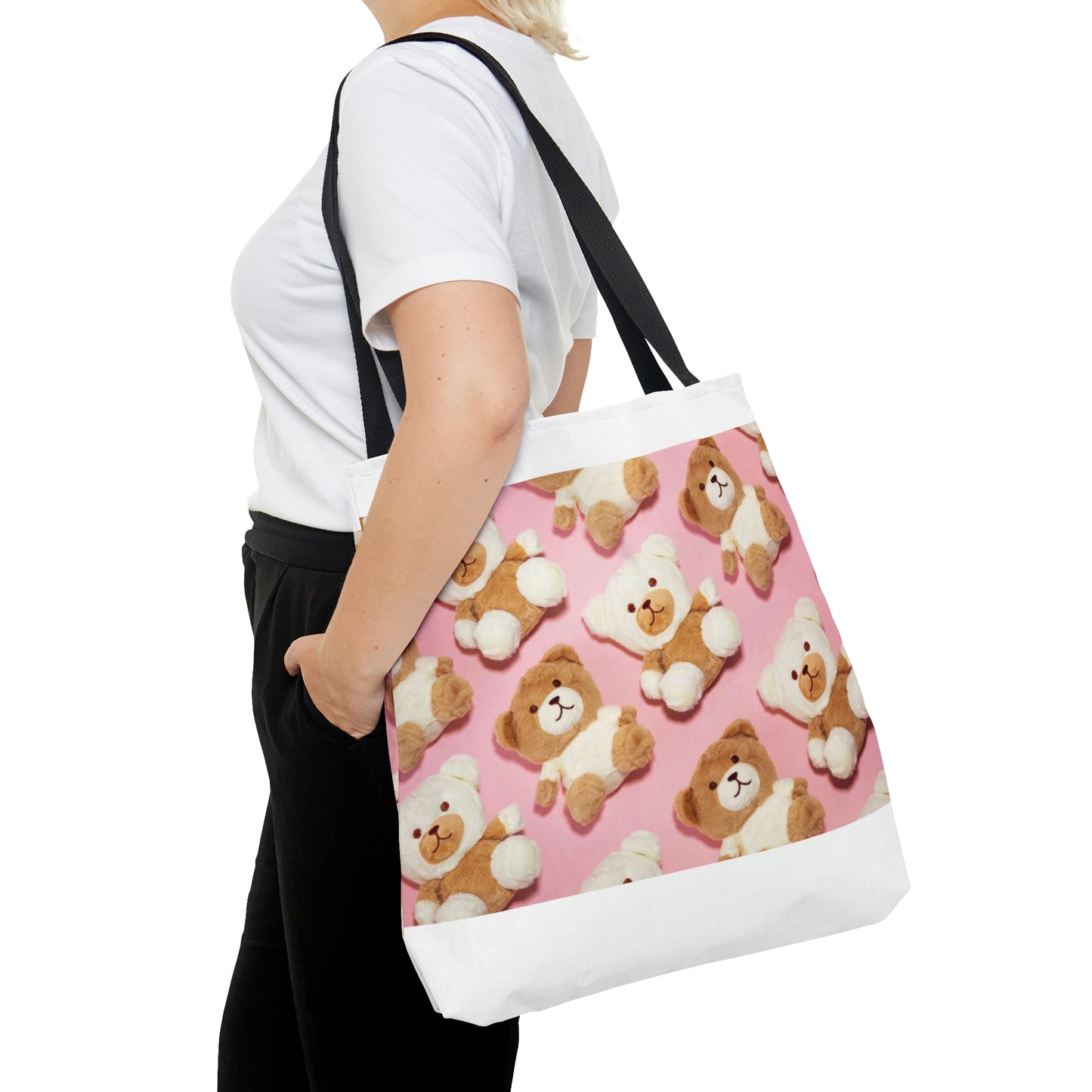 Tedibär Pink / AOP Tote Bag