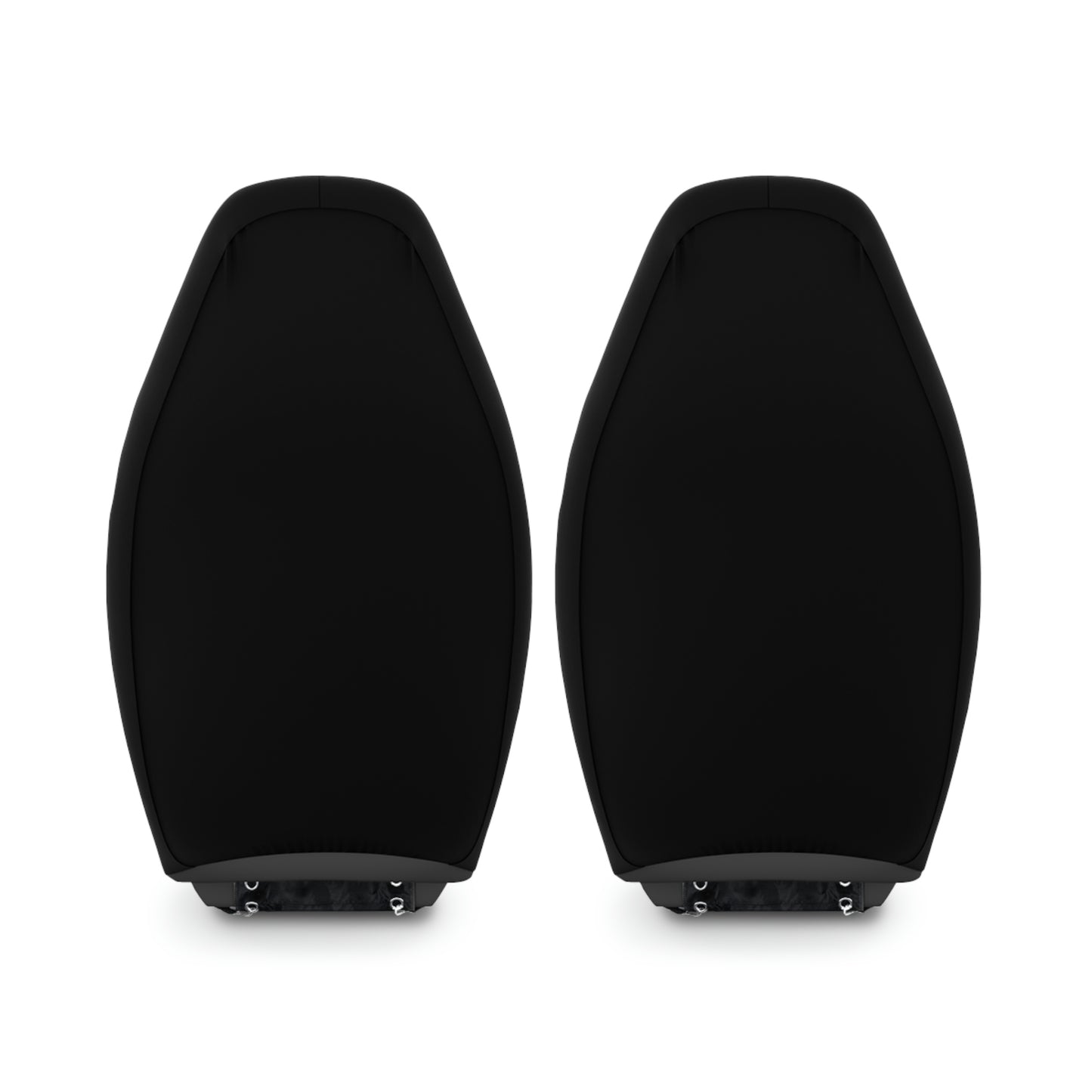 Black and Gold River Polyester Car Seat Covers