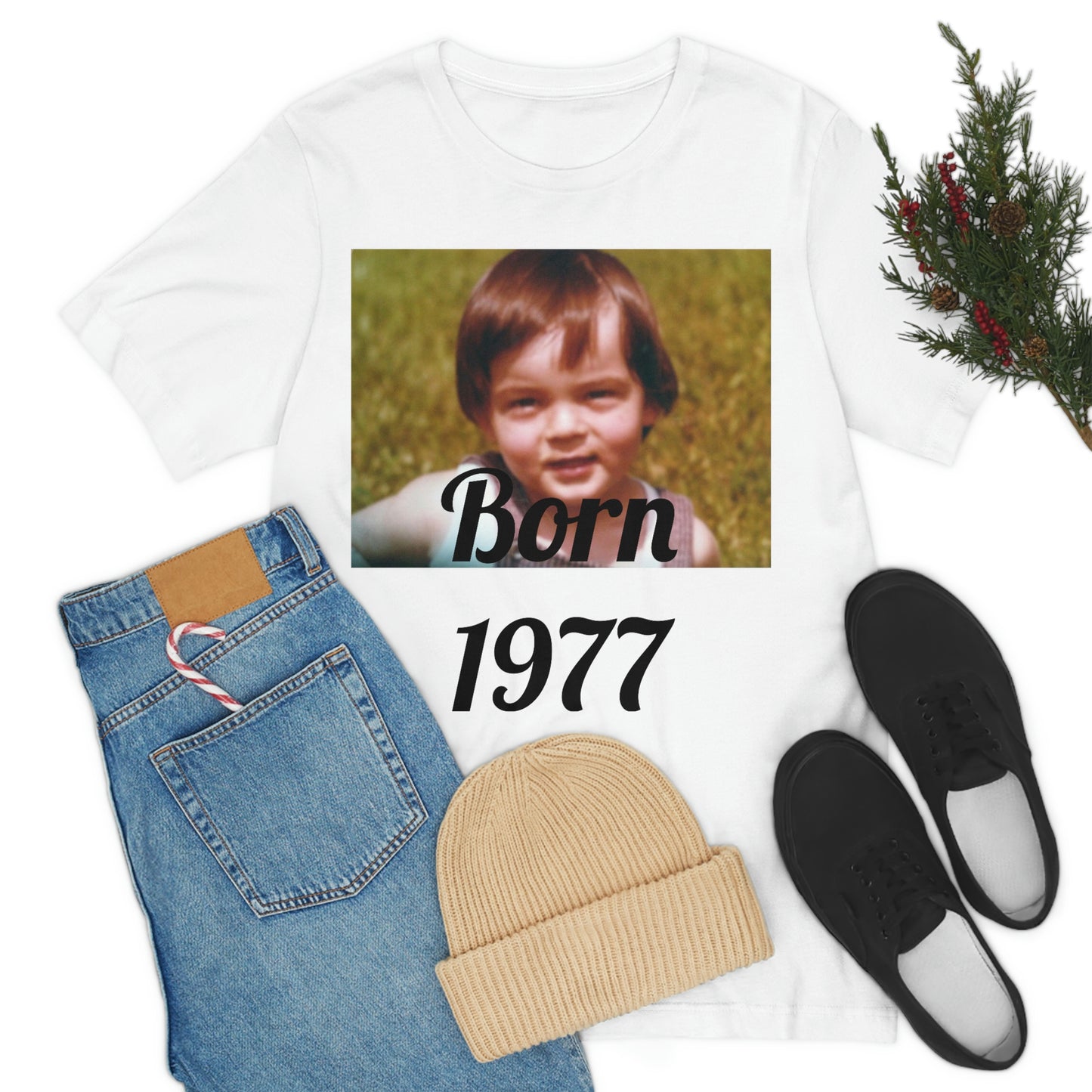 Born 1977 Unisex Jersey Short Sleeve Tee