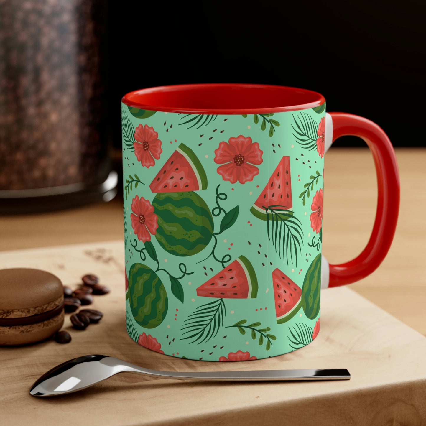 Watermelon Accent Coffee Mug, 11oz
