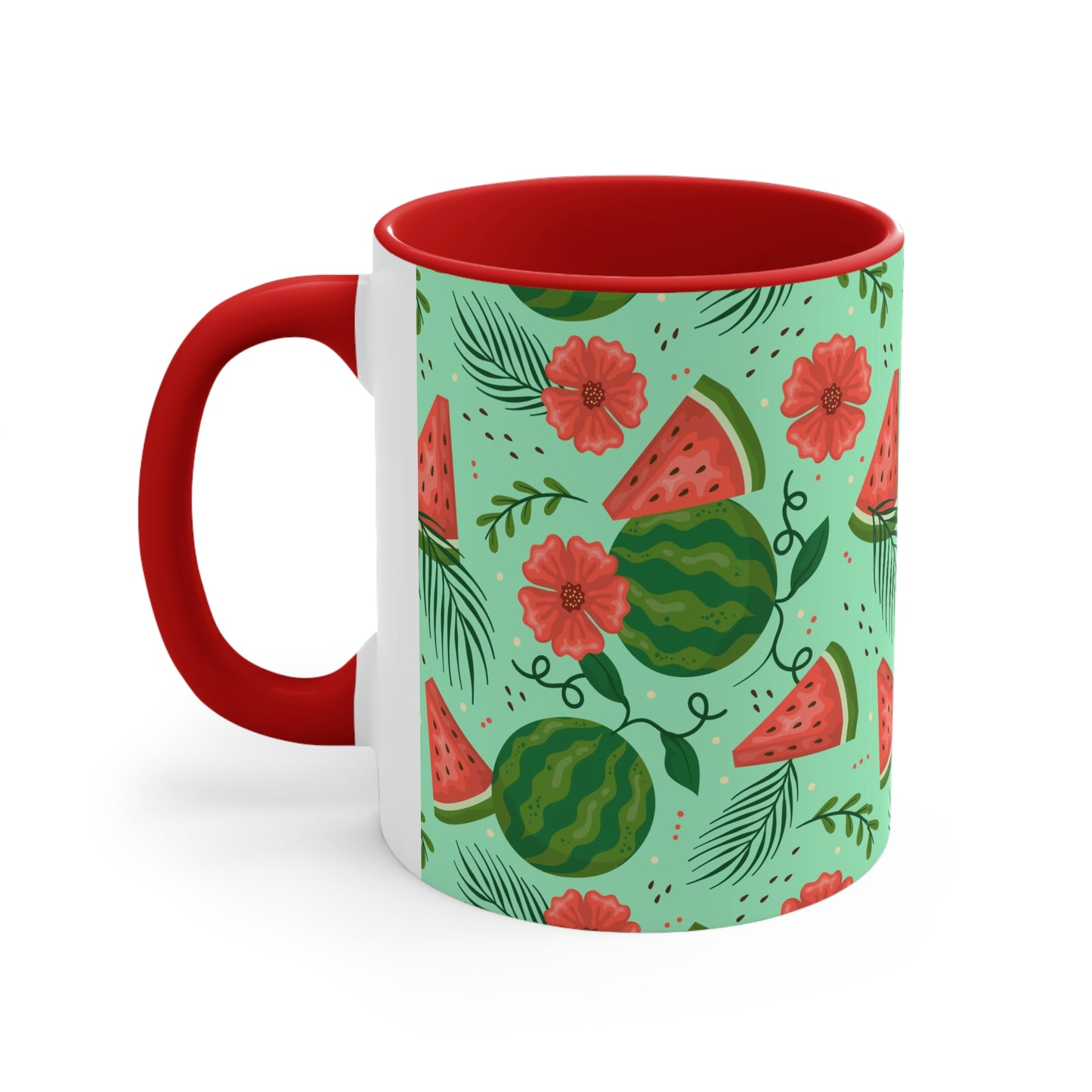 Watermelon Accent Coffee Mug, 11oz