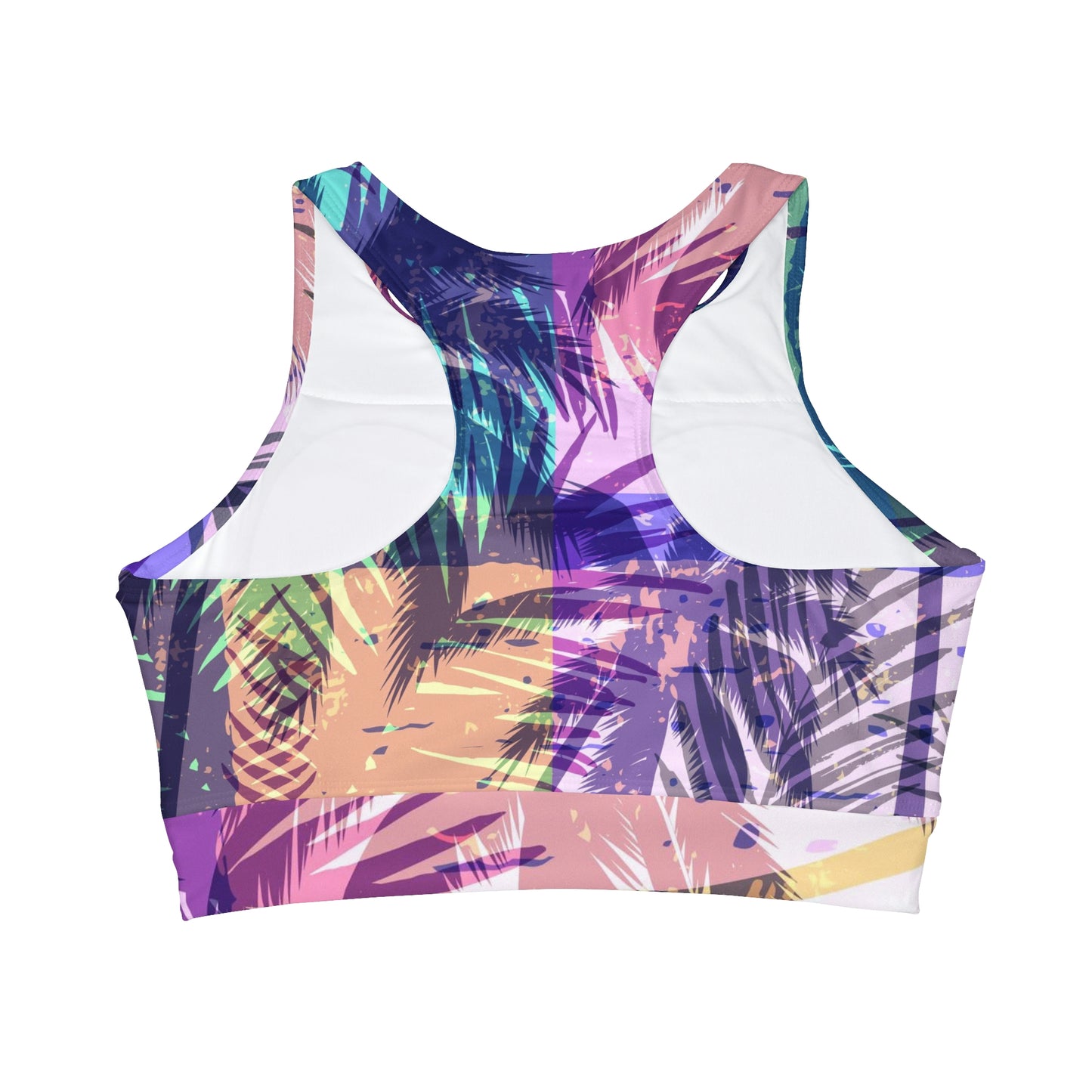 High Neck Crop Bikini Top