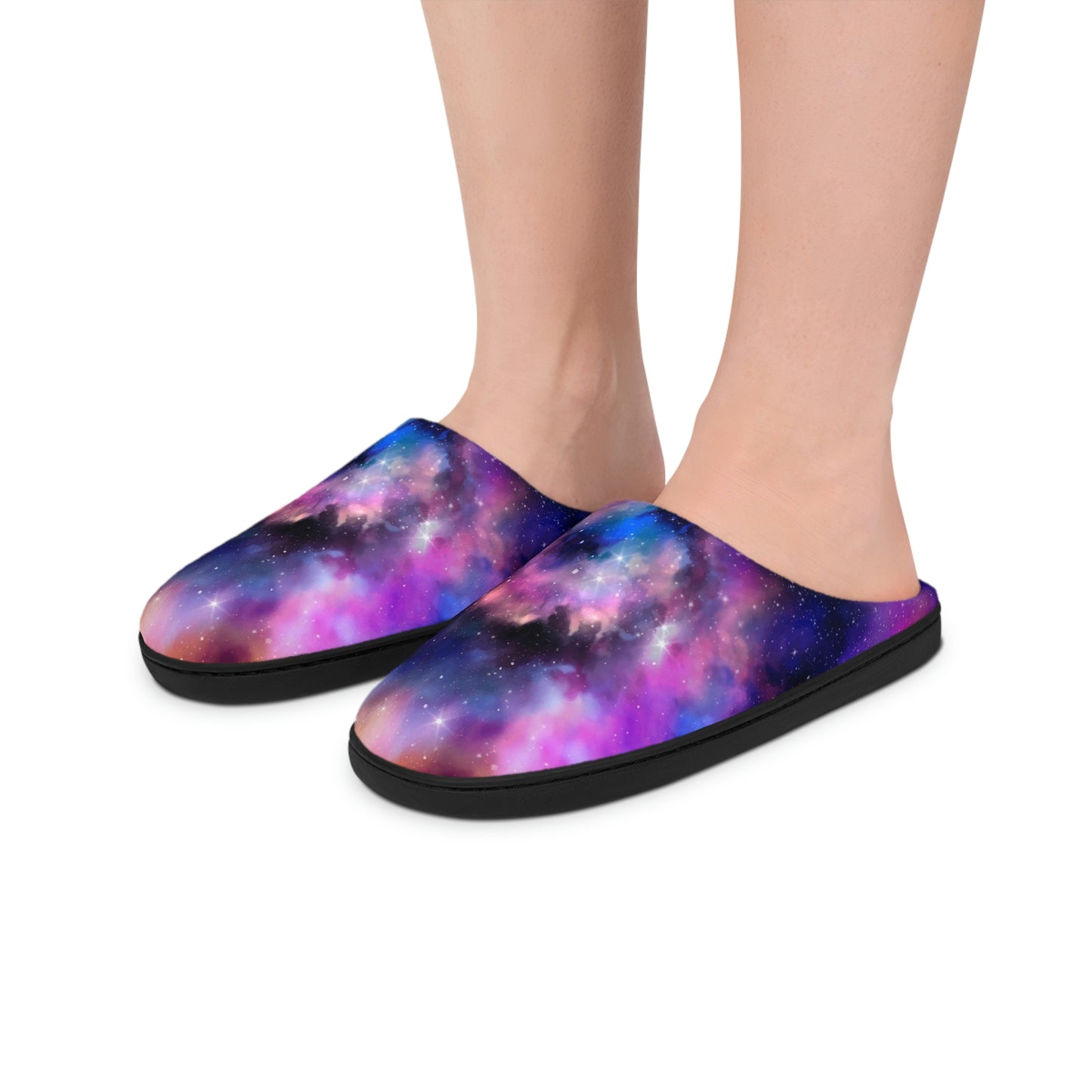 Galaxy fog Men's Indoor Slippers