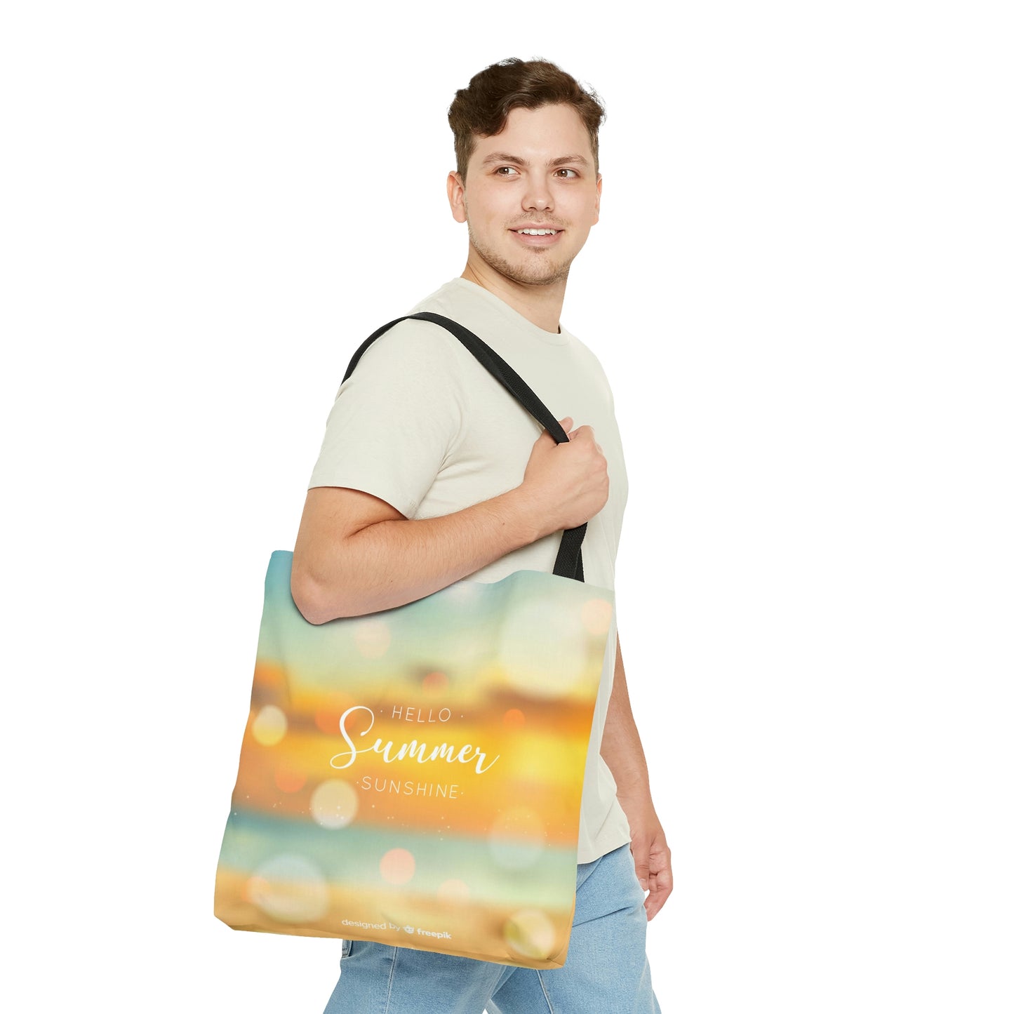 Summer Sun & Fun AOP Tote Bag