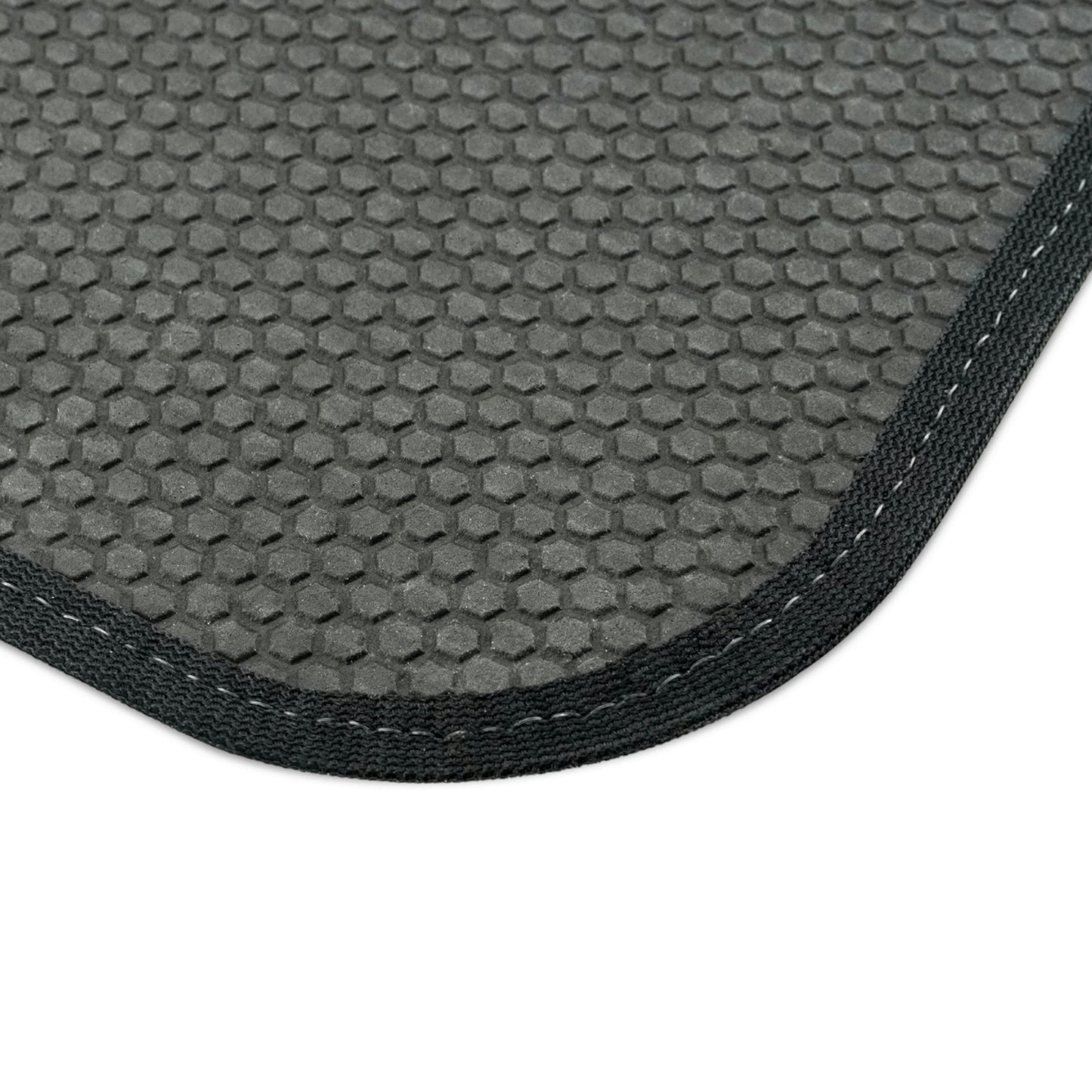 Black and Gold River Car Mats (2x Front)