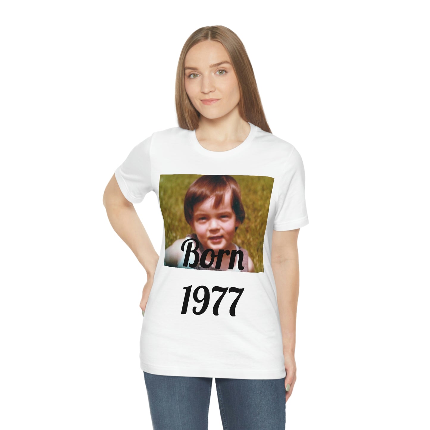 Born 1977 Unisex Jersey Short Sleeve Tee