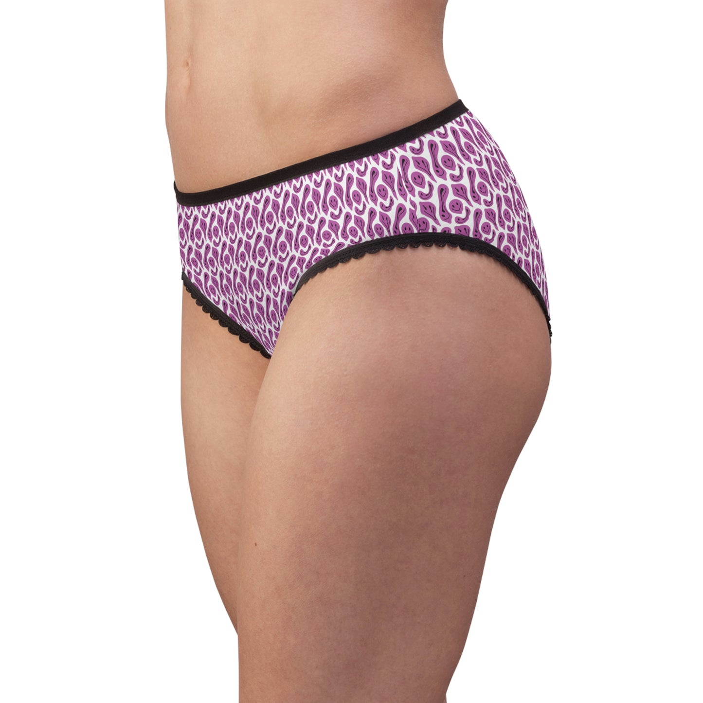 Liquide Pink Smileys Women's Briefs