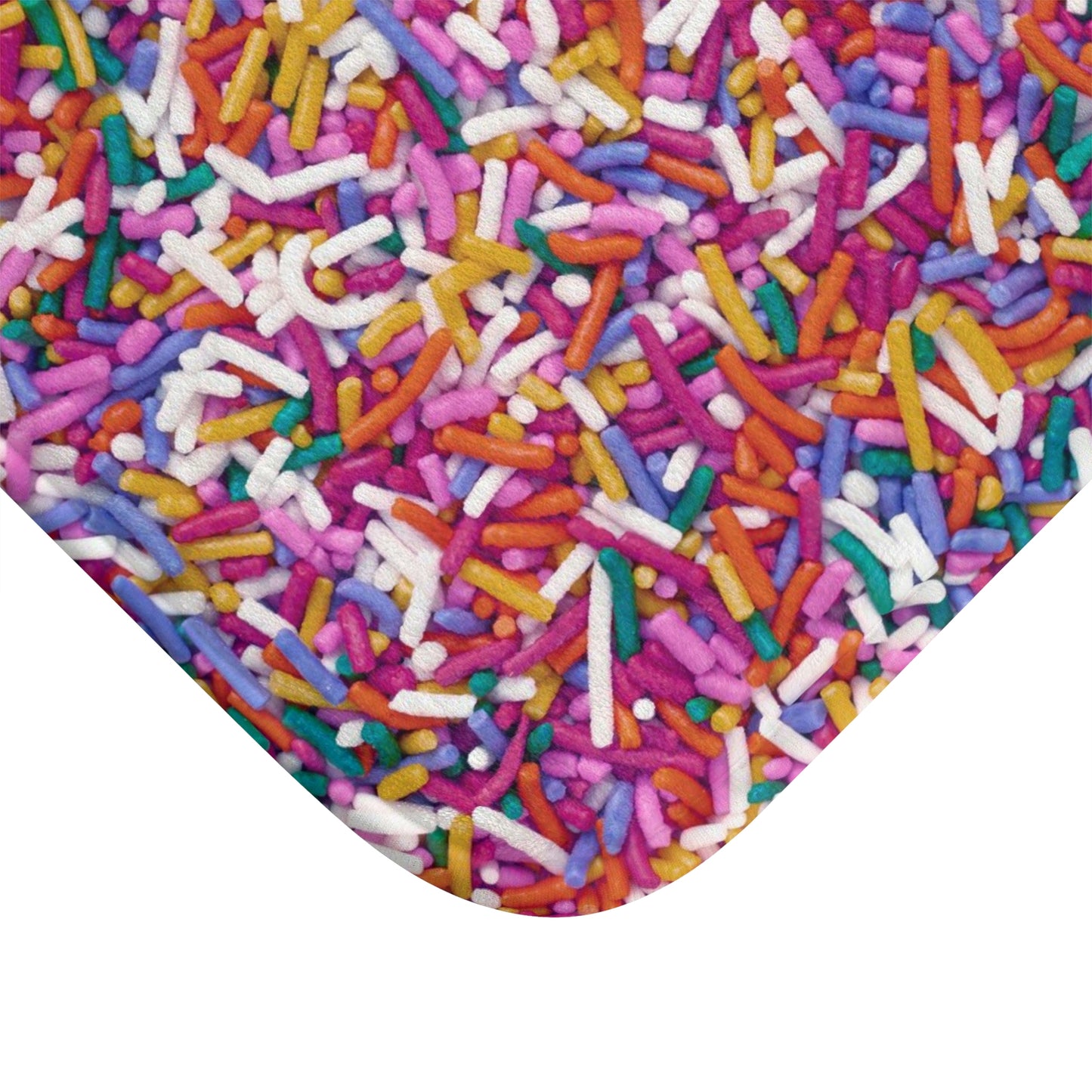 Colored Sugar Sprinklers Bath Mat