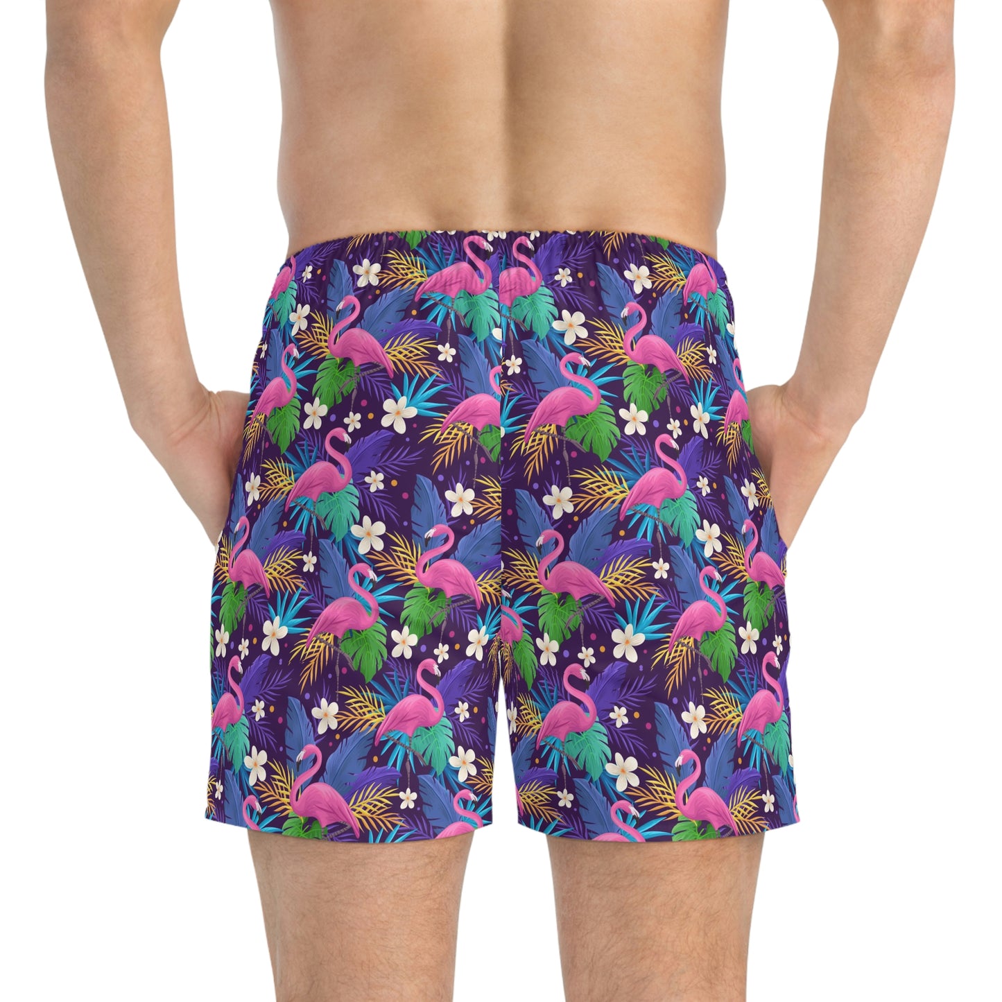 Flamingo Mix Swim Trunks