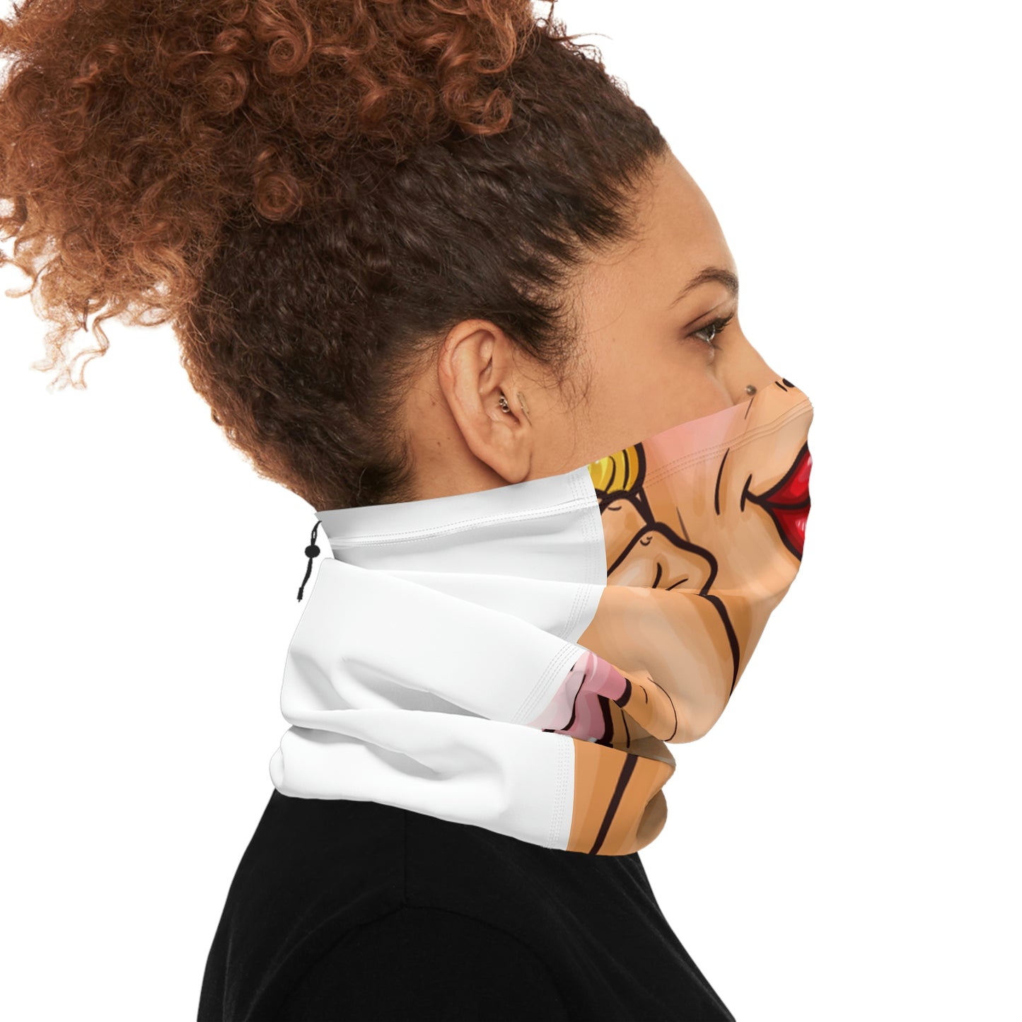 Pinup GirlWinter Neck Gaiter With Drawstring