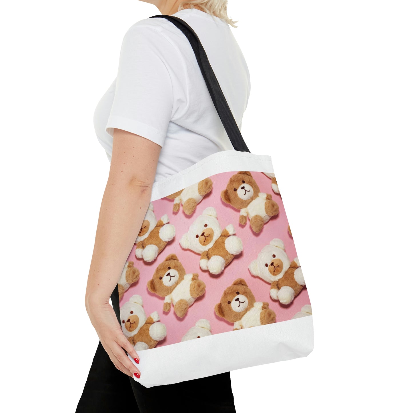 Tedibär Pink / AOP Tote Bag