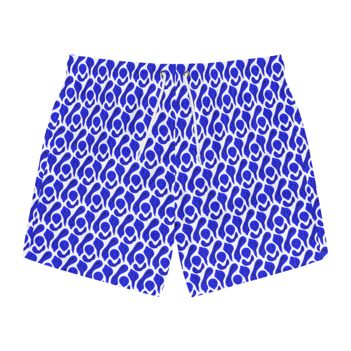 Liquid Blue Smileys Swim Trunks