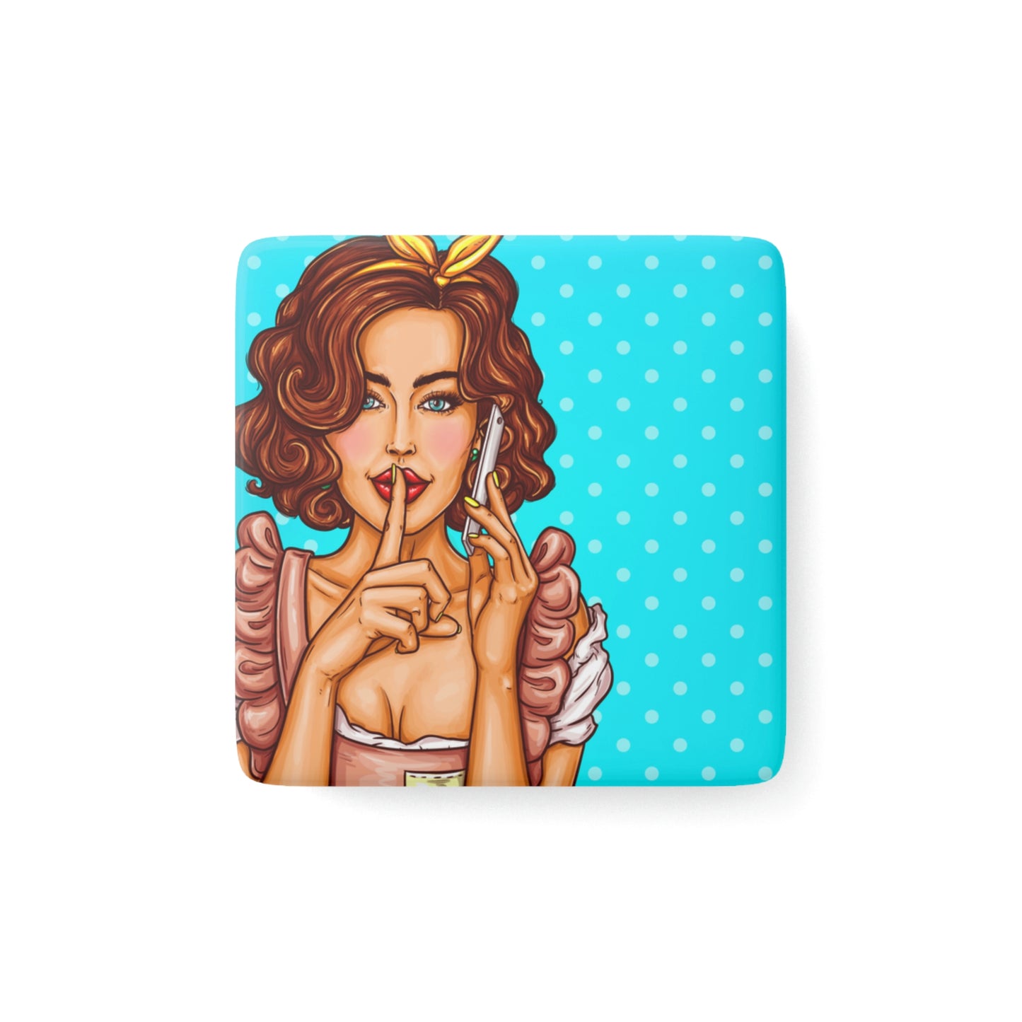 Porcelain Magnet, Square