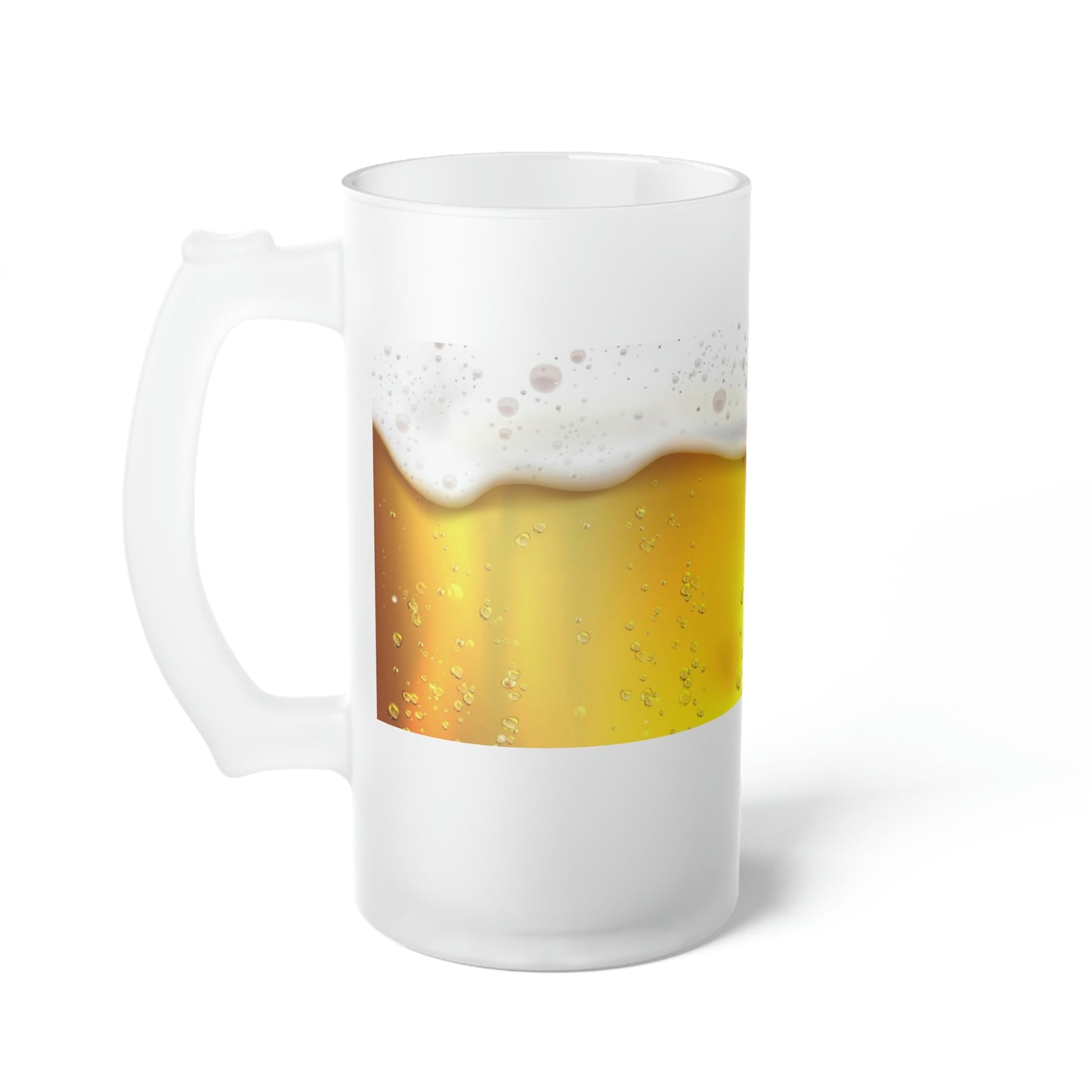 Frosted Glass Beer Mug
