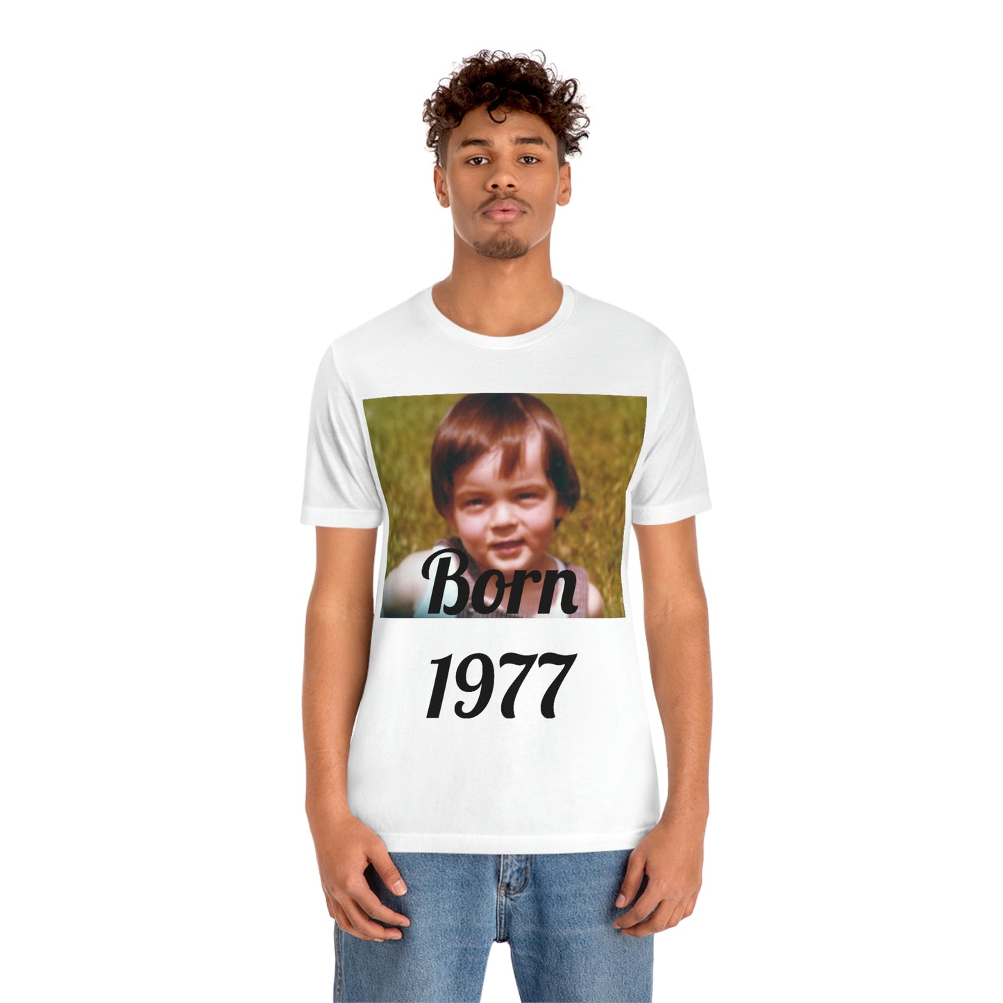 Born 1977 Unisex Jersey Short Sleeve Tee