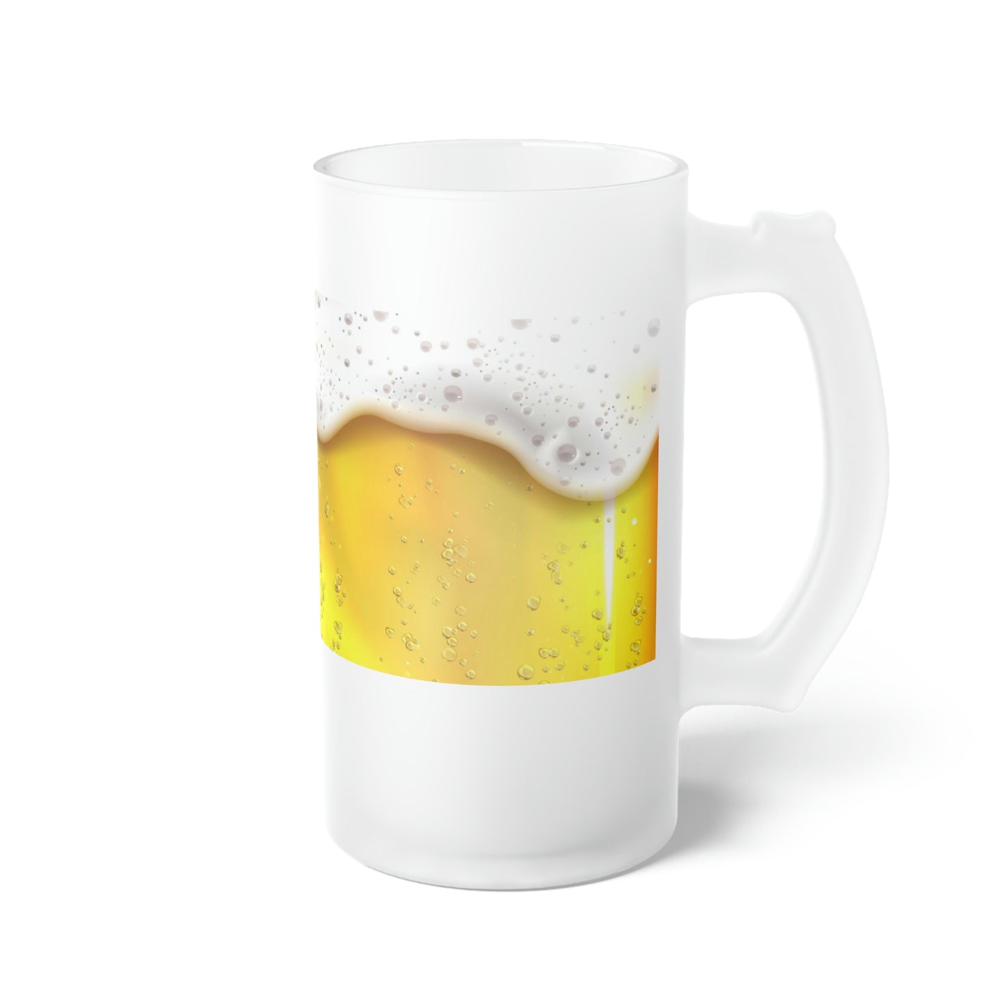 Frosted Glass Beer Mug
