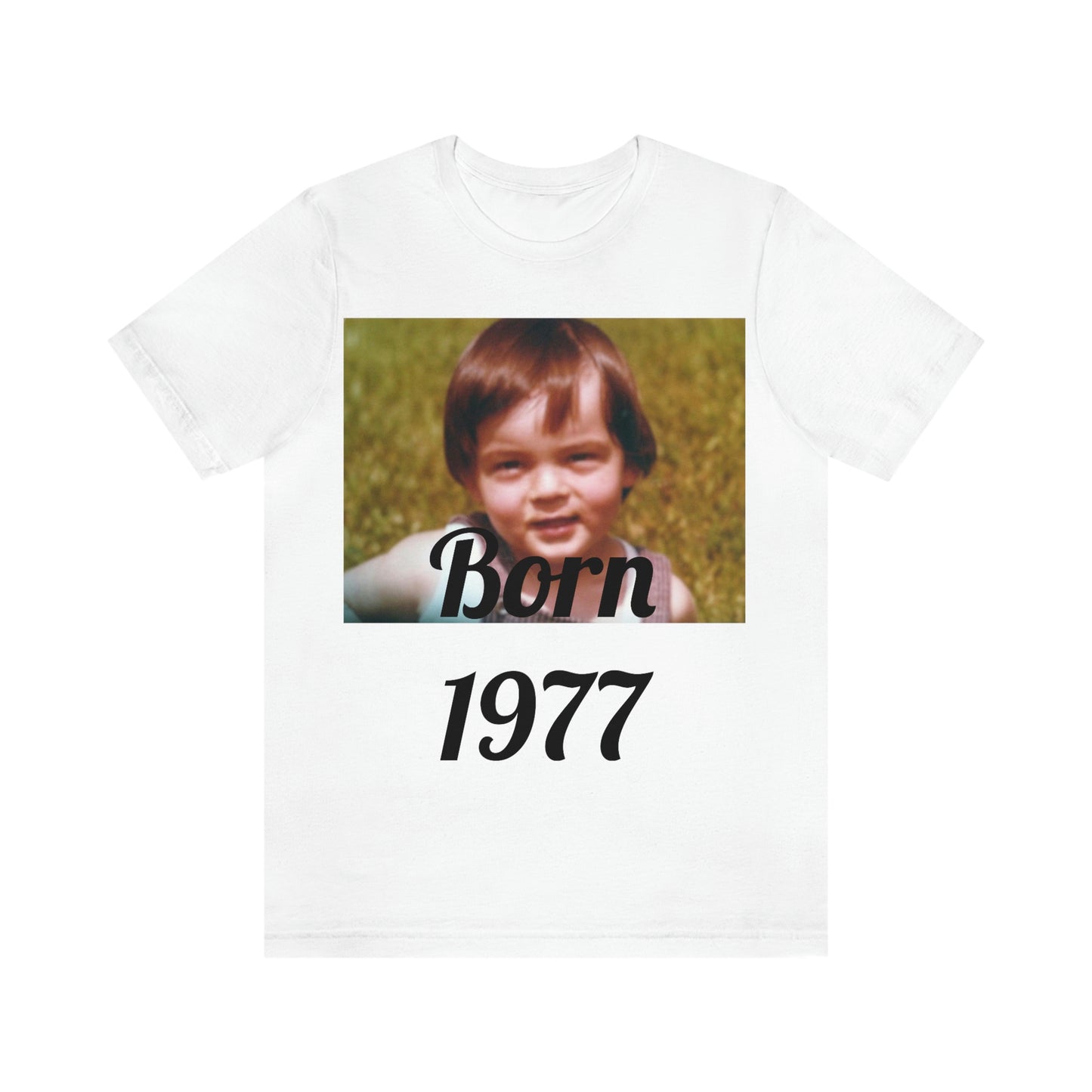 Born 1977 Unisex Jersey Short Sleeve Tee