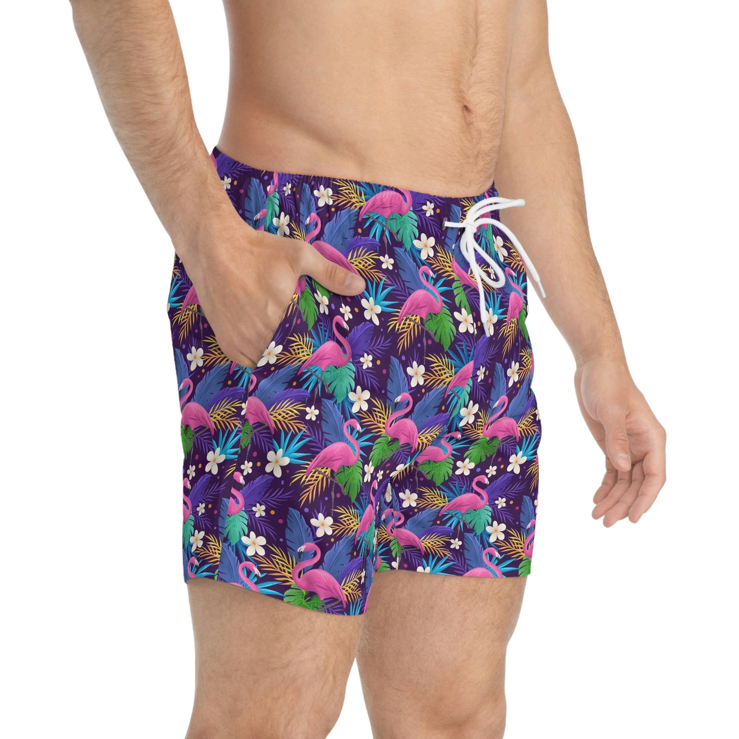 Flamingo Mix Swim Trunks