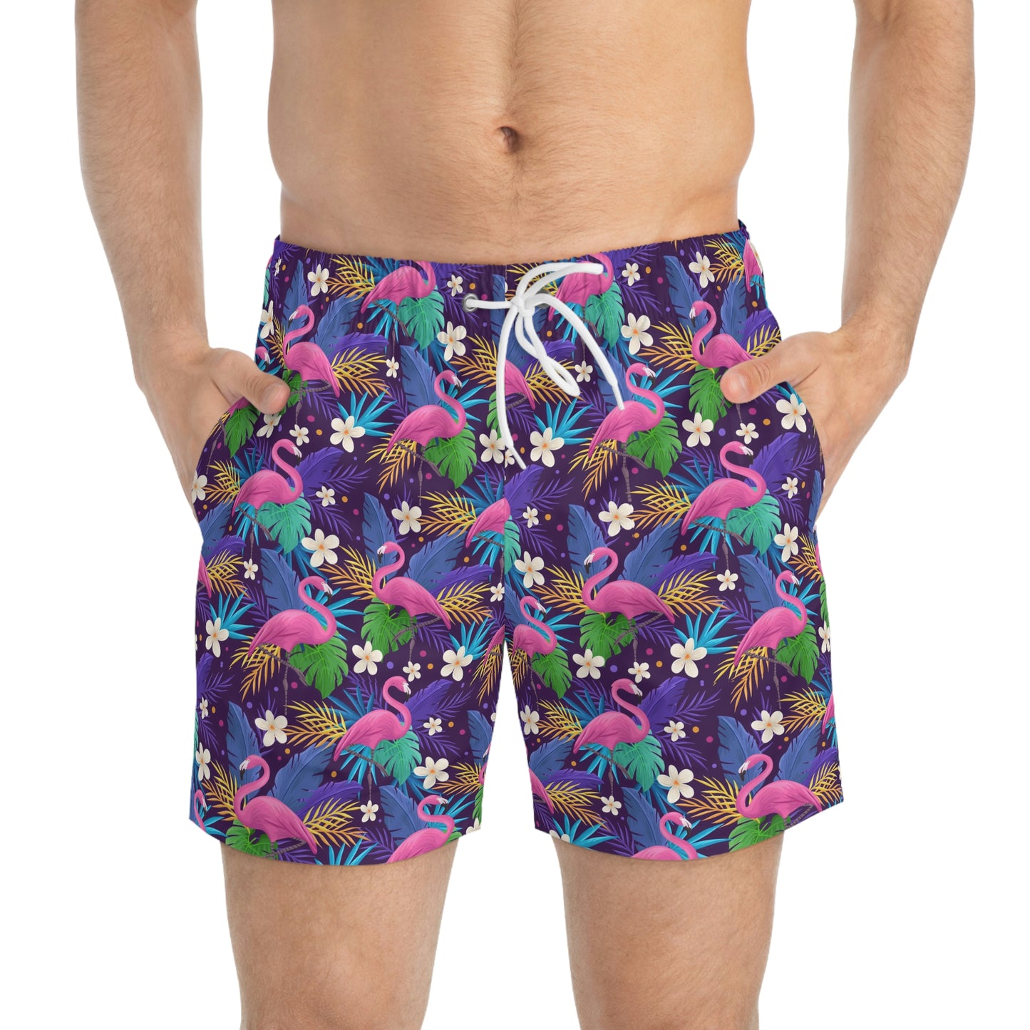 Flamingo Mix Swim Trunks
