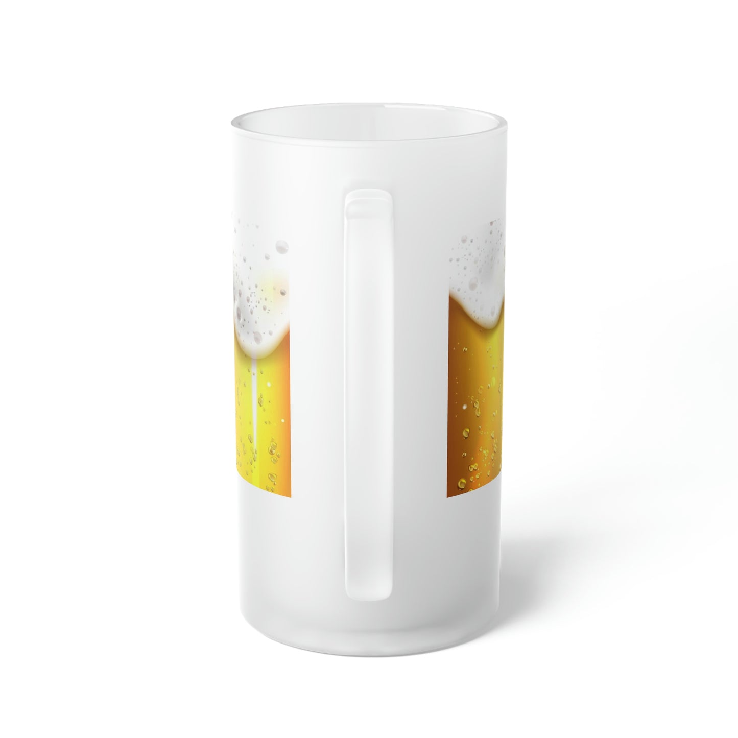 Frosted Glass Beer Mug