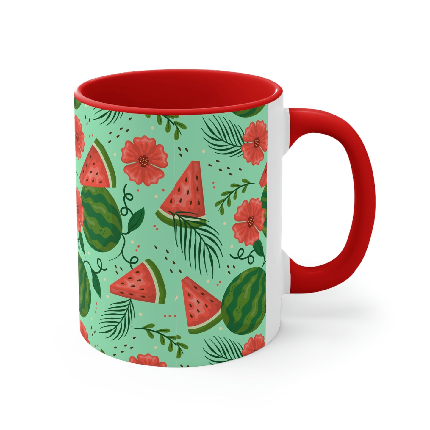 Watermelon Accent Coffee Mug, 11oz