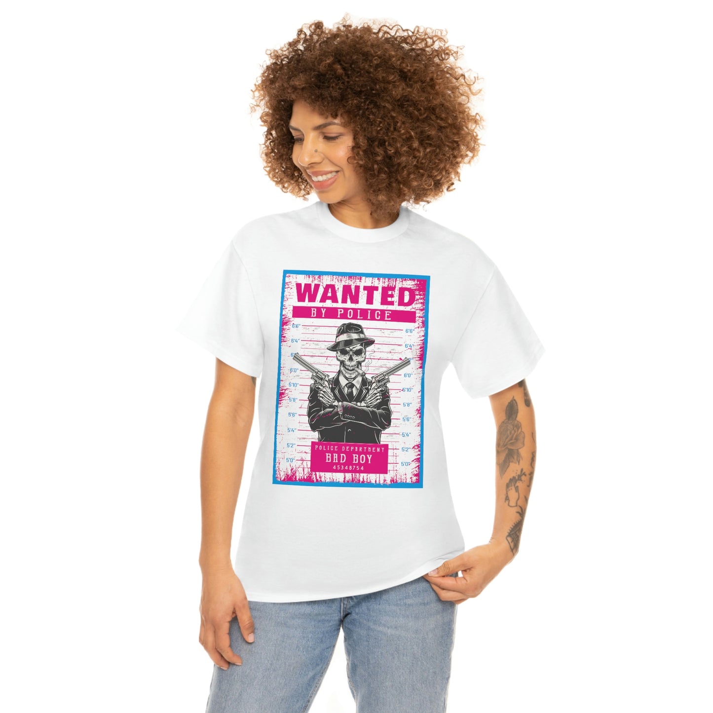 Copy of Wanted SKULL Unisex Heavy Cotton Tee