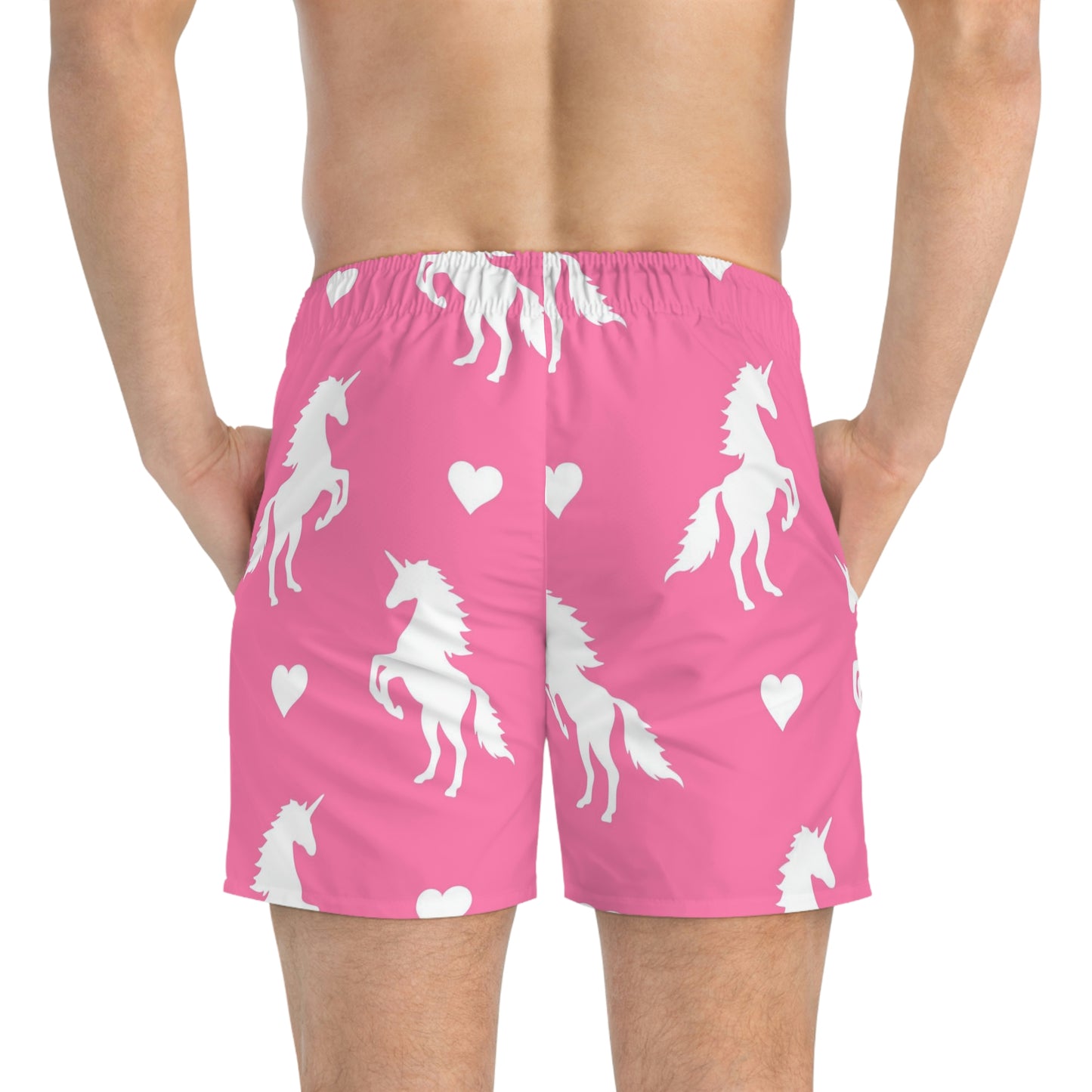 Einhorn Pink Swim Trunks