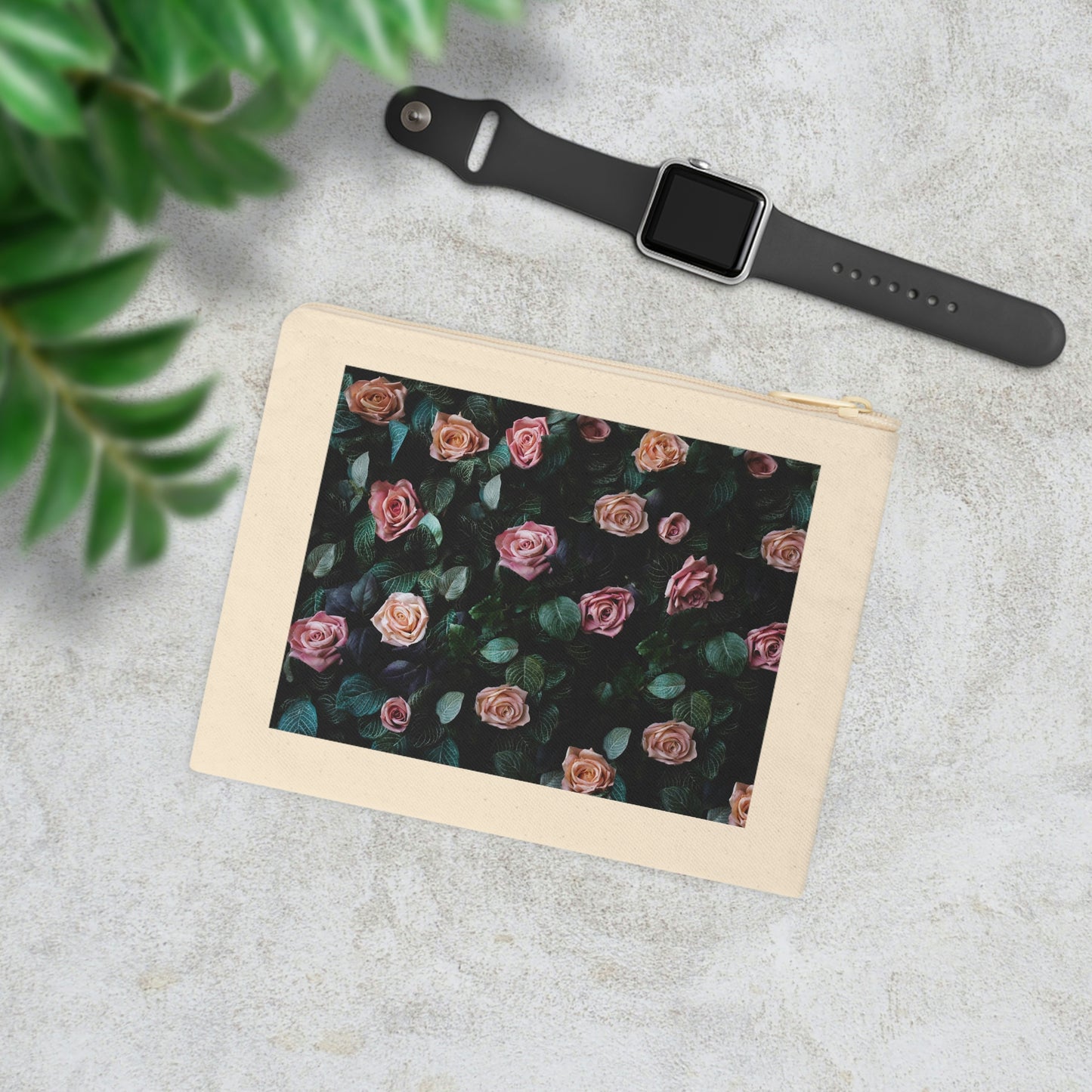 Cotton Zipper Pouch