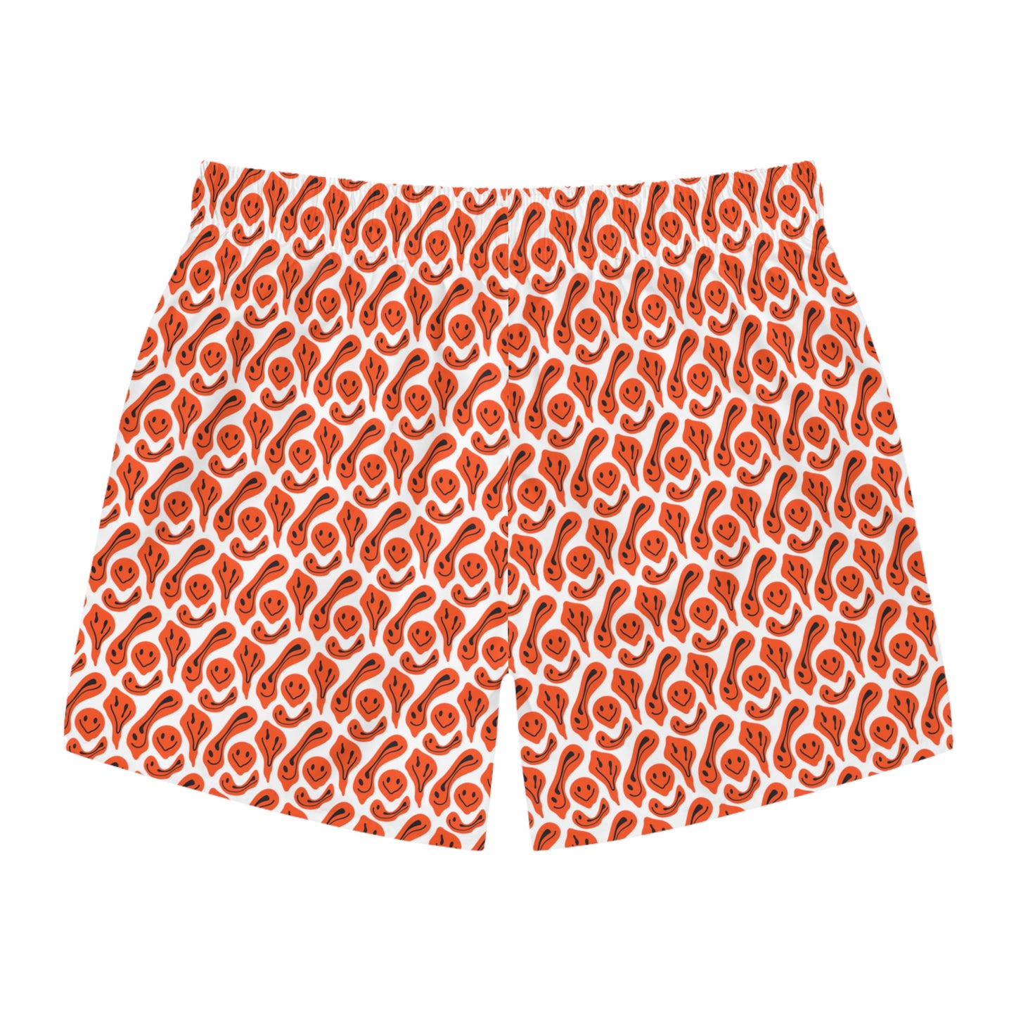 Liquid Red Smileys Swim Trunks