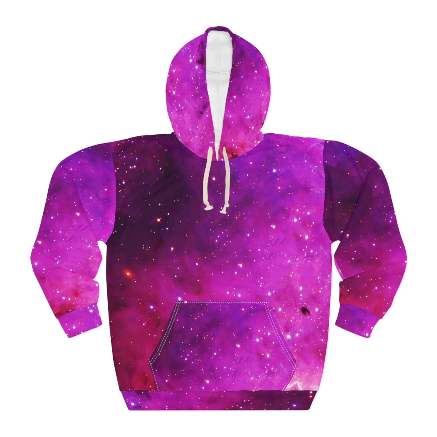 Pink Galaxsie AOP Unisex Pullover Hoodie