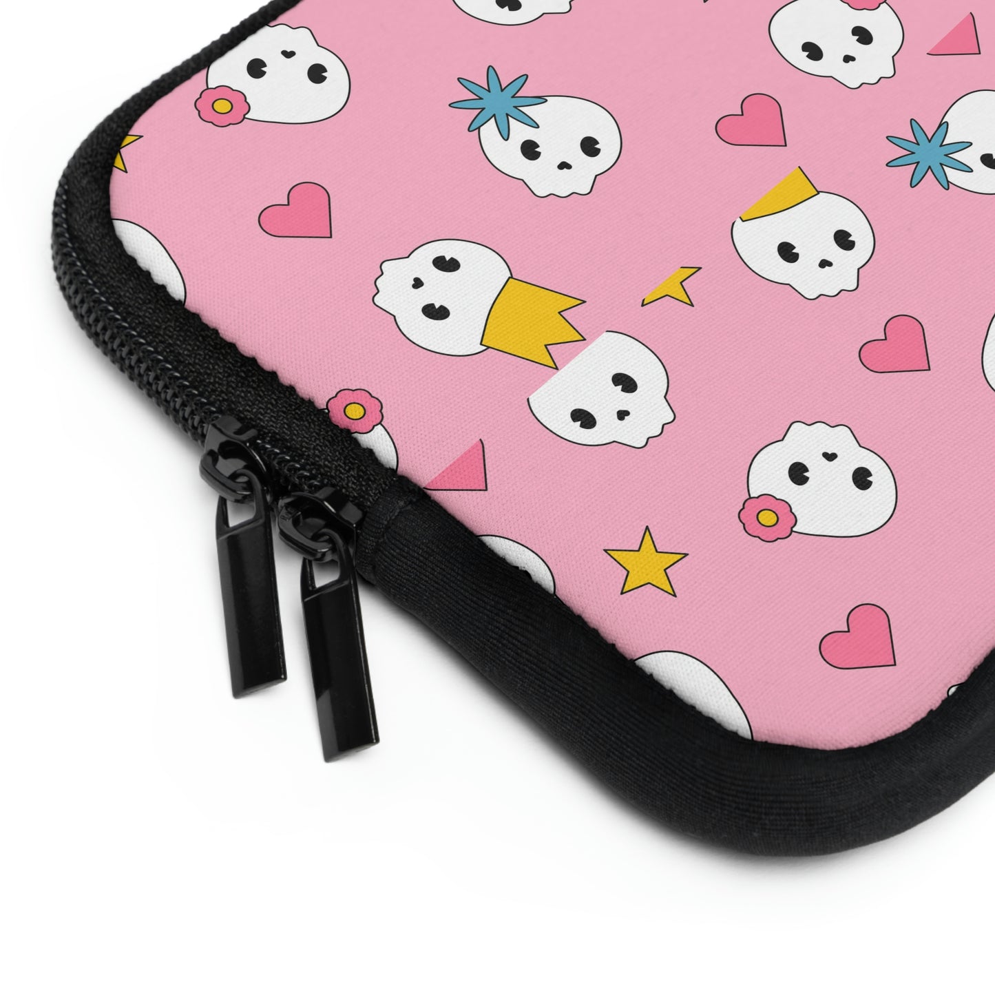 Pink Sculls Mobile Tablet Laptop Sleeve