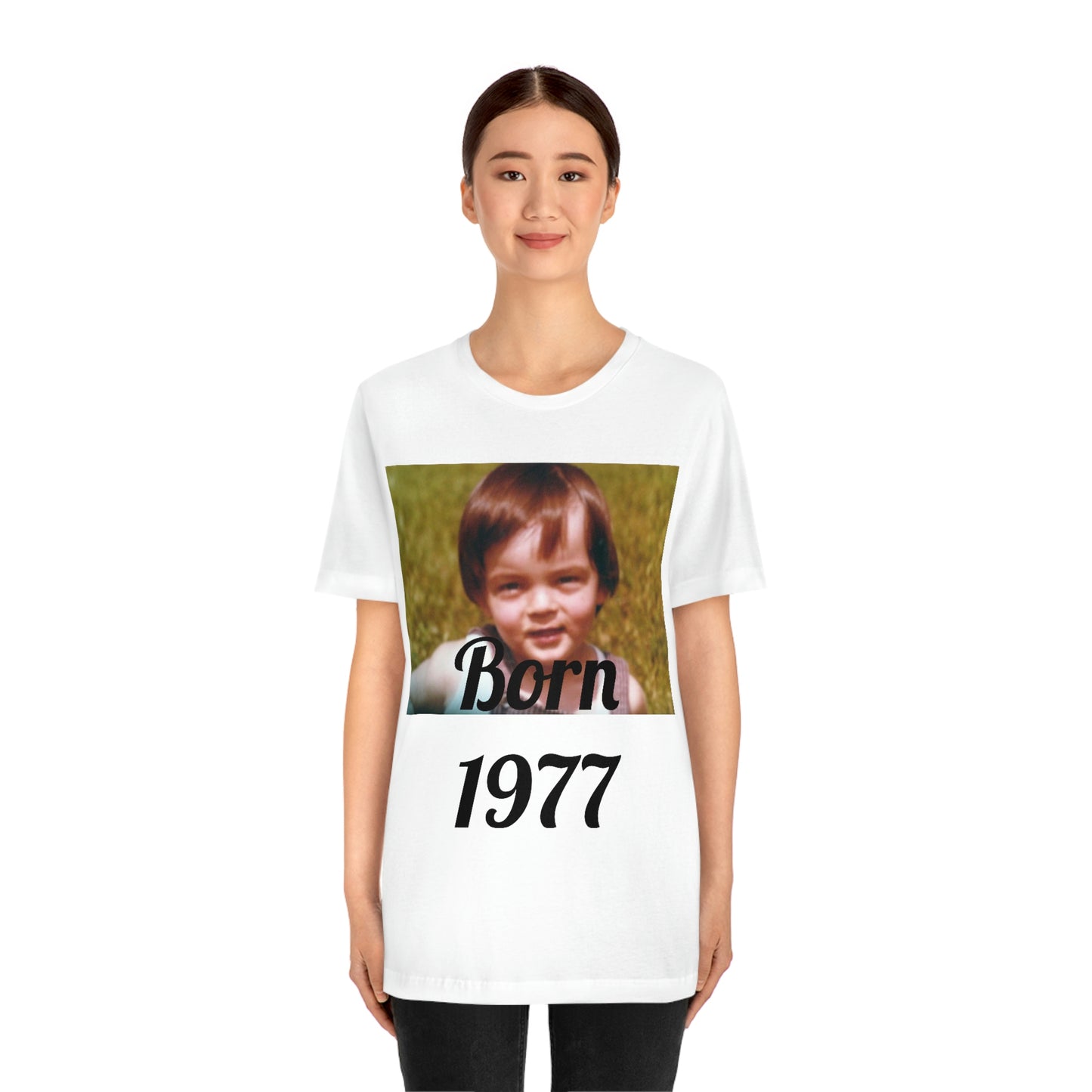 Born 1977 Unisex Jersey Short Sleeve Tee