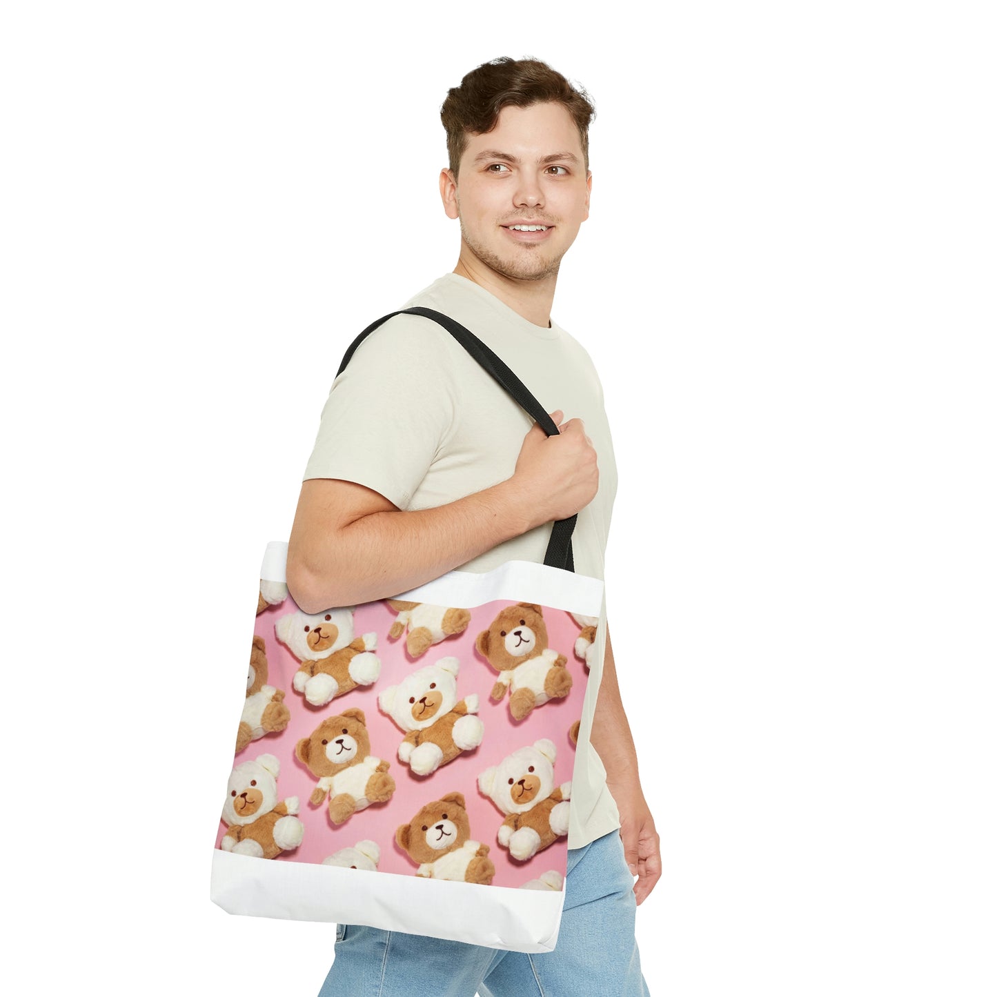 Tedibär Pink / AOP Tote Bag