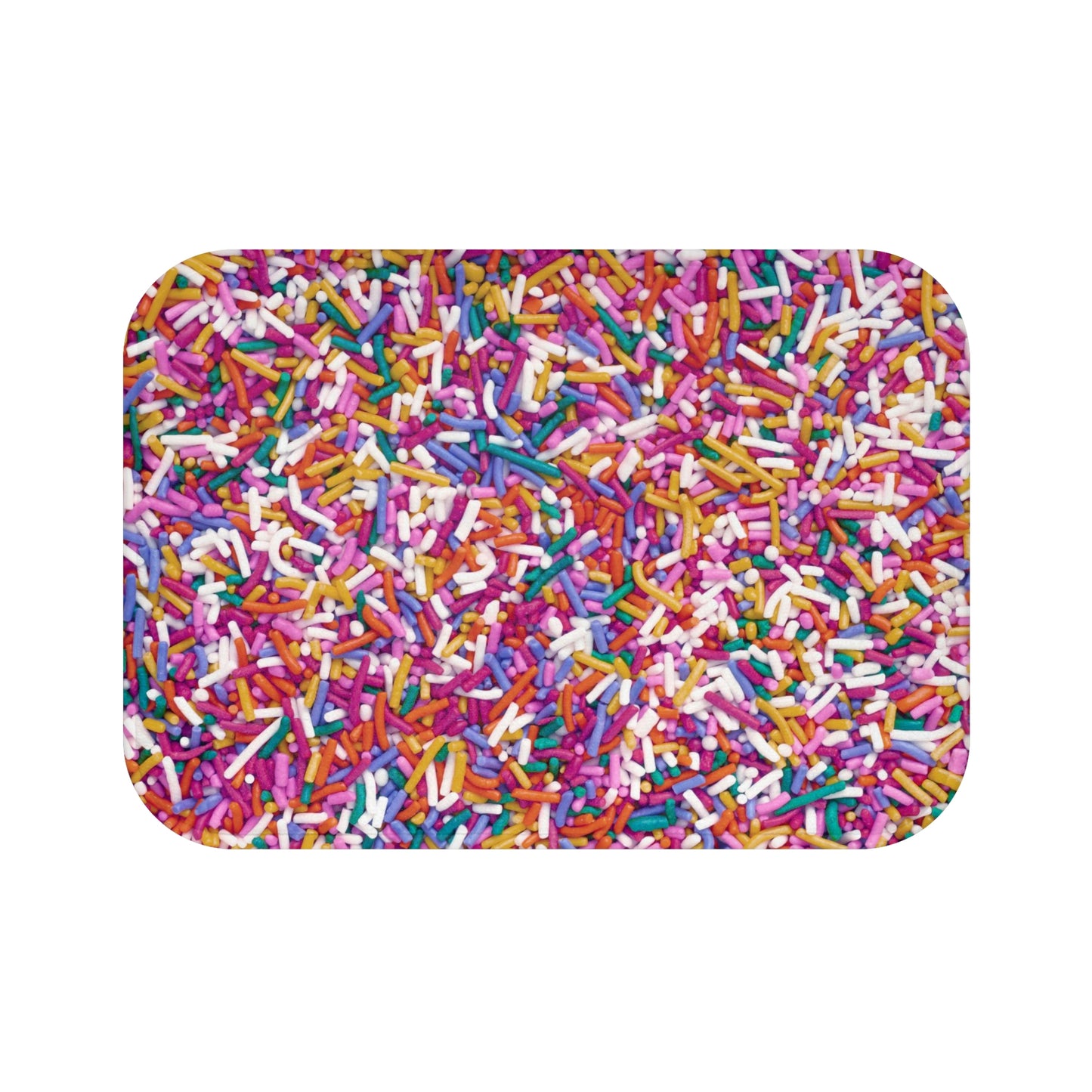 Colored Sugar Sprinklers Bath Mat