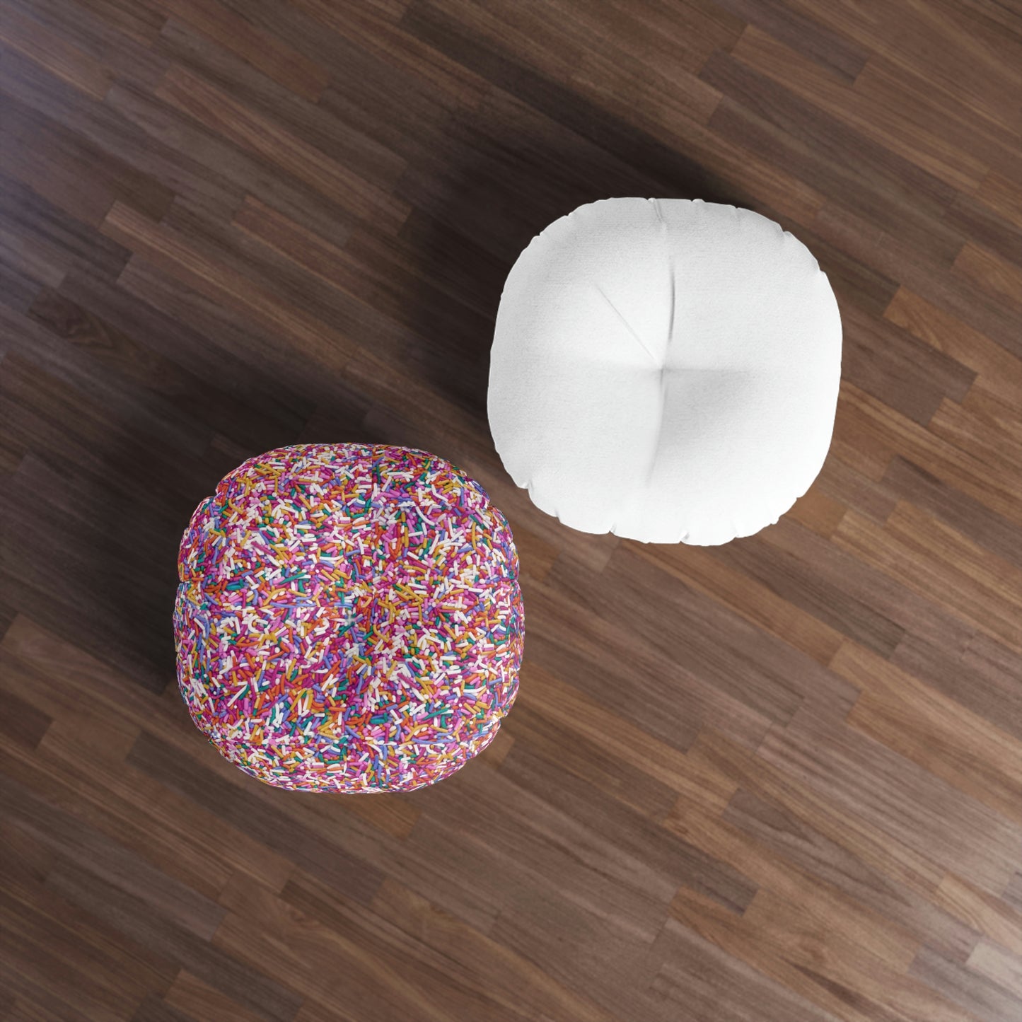 Tufted Floor Pillow, Round