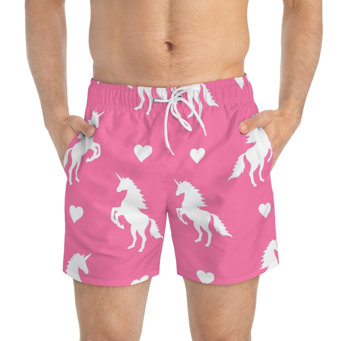 Einhorn Pink Swim Trunks