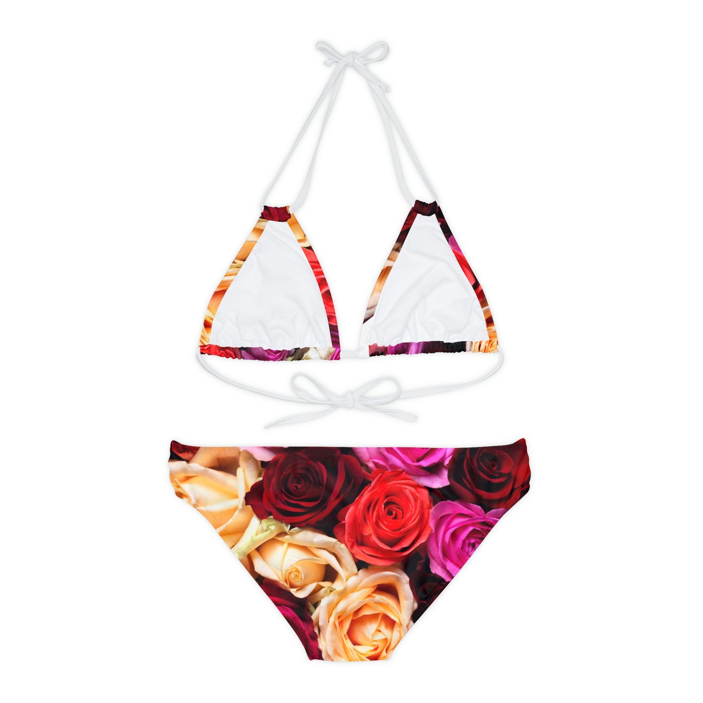 Roses Strappy Bikini Set