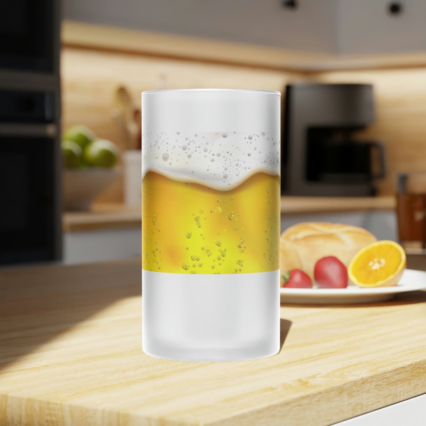 Frosted Glass Beer Mug
