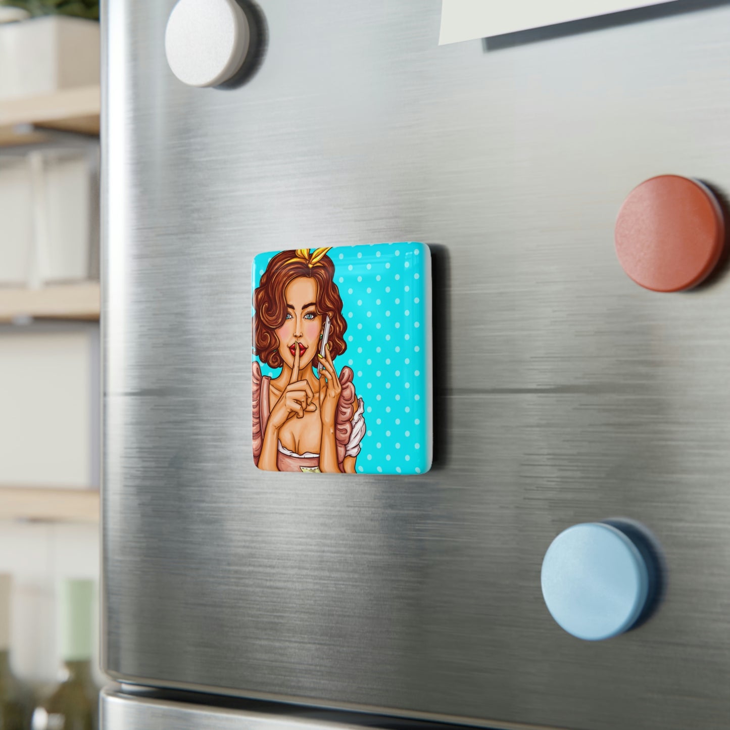 Porcelain Magnet, Square