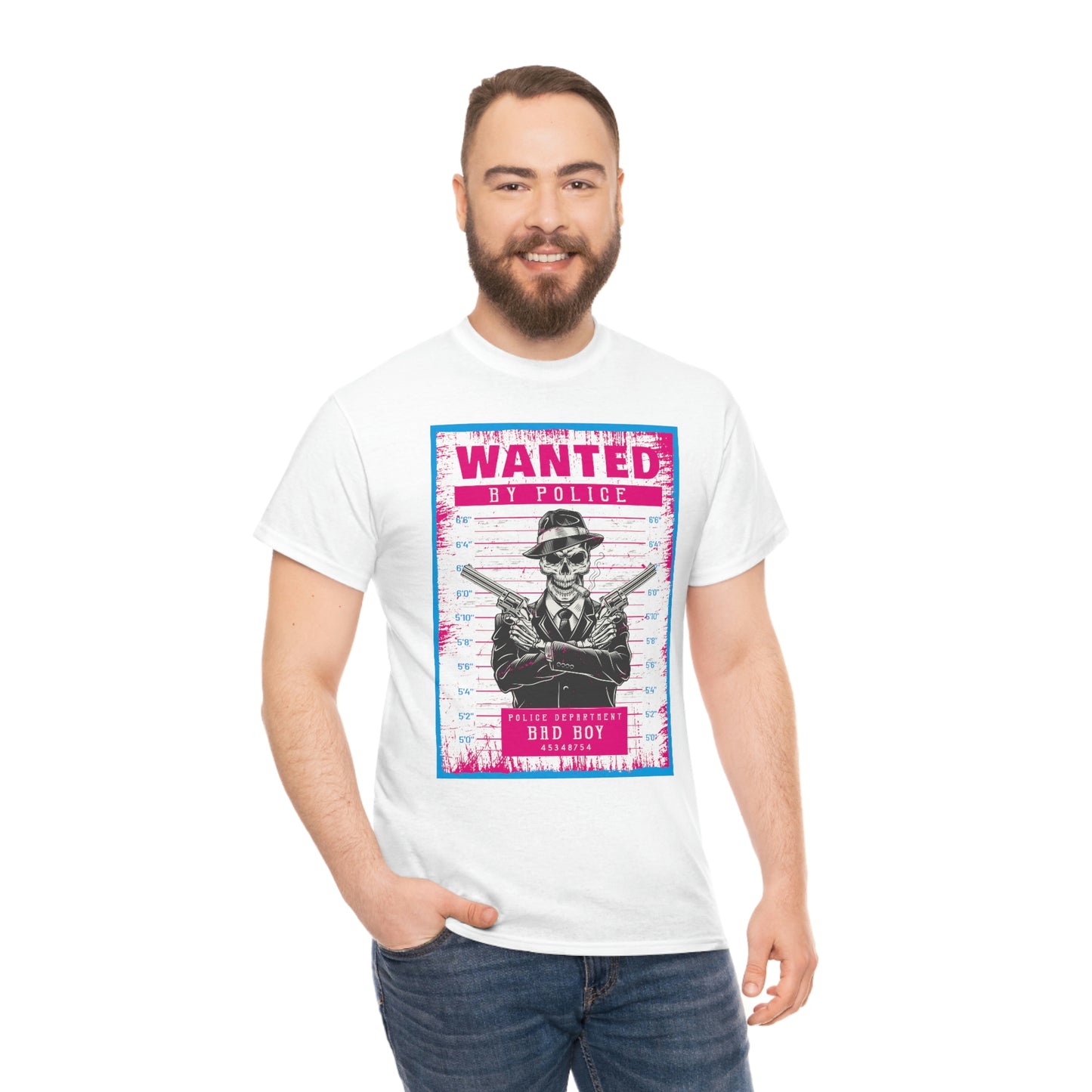 Copy of Wanted SKULL Unisex Heavy Cotton Tee