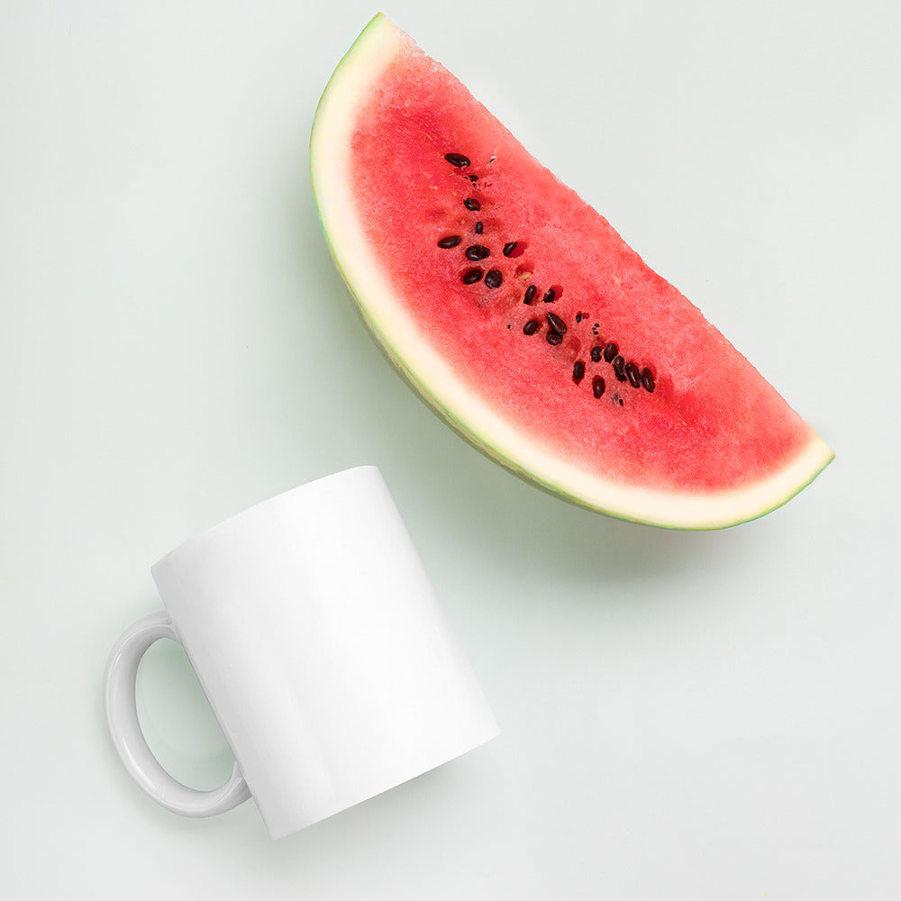 hope dies last, but it dies! White glossy mug