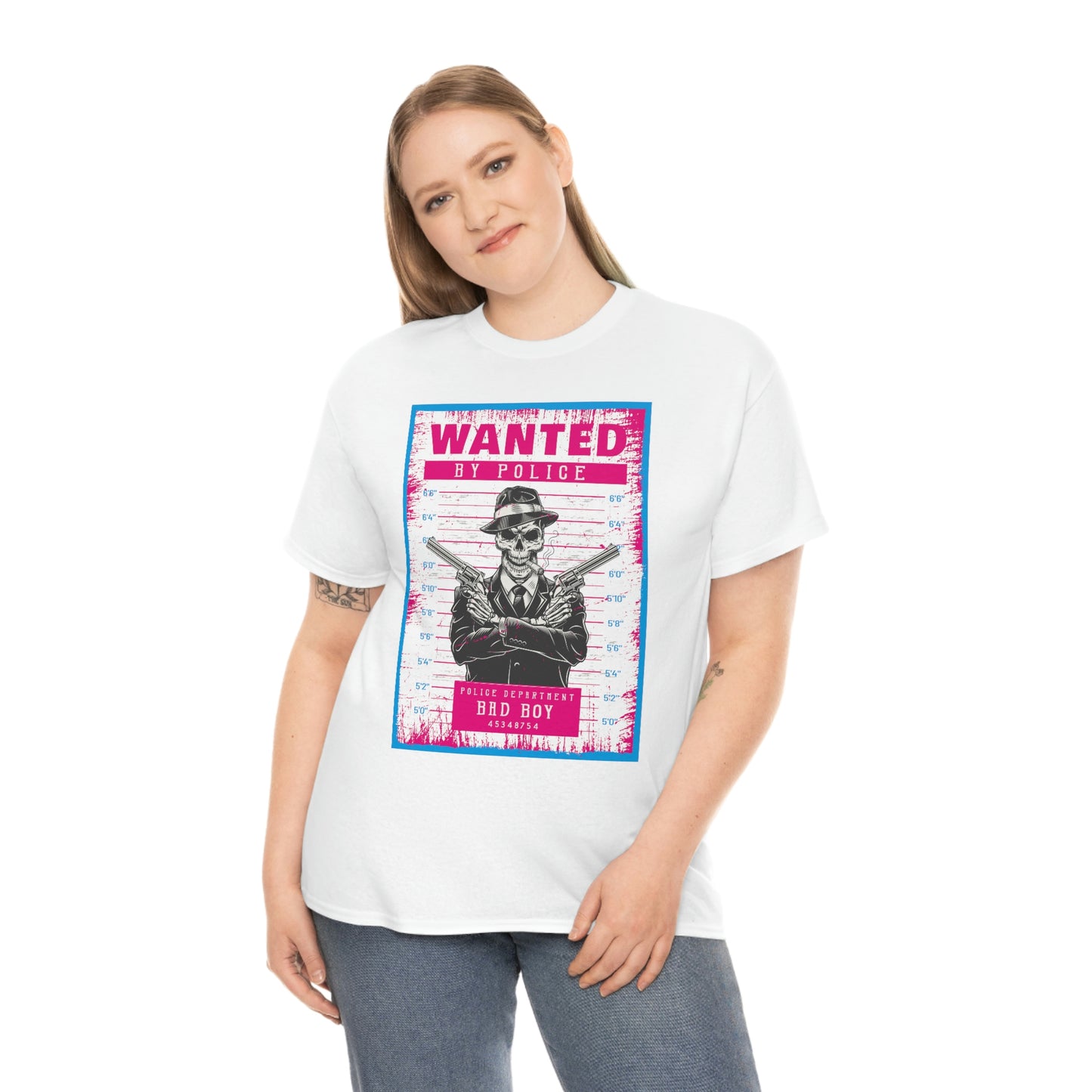 Copy of Wanted SKULL Unisex Heavy Cotton Tee