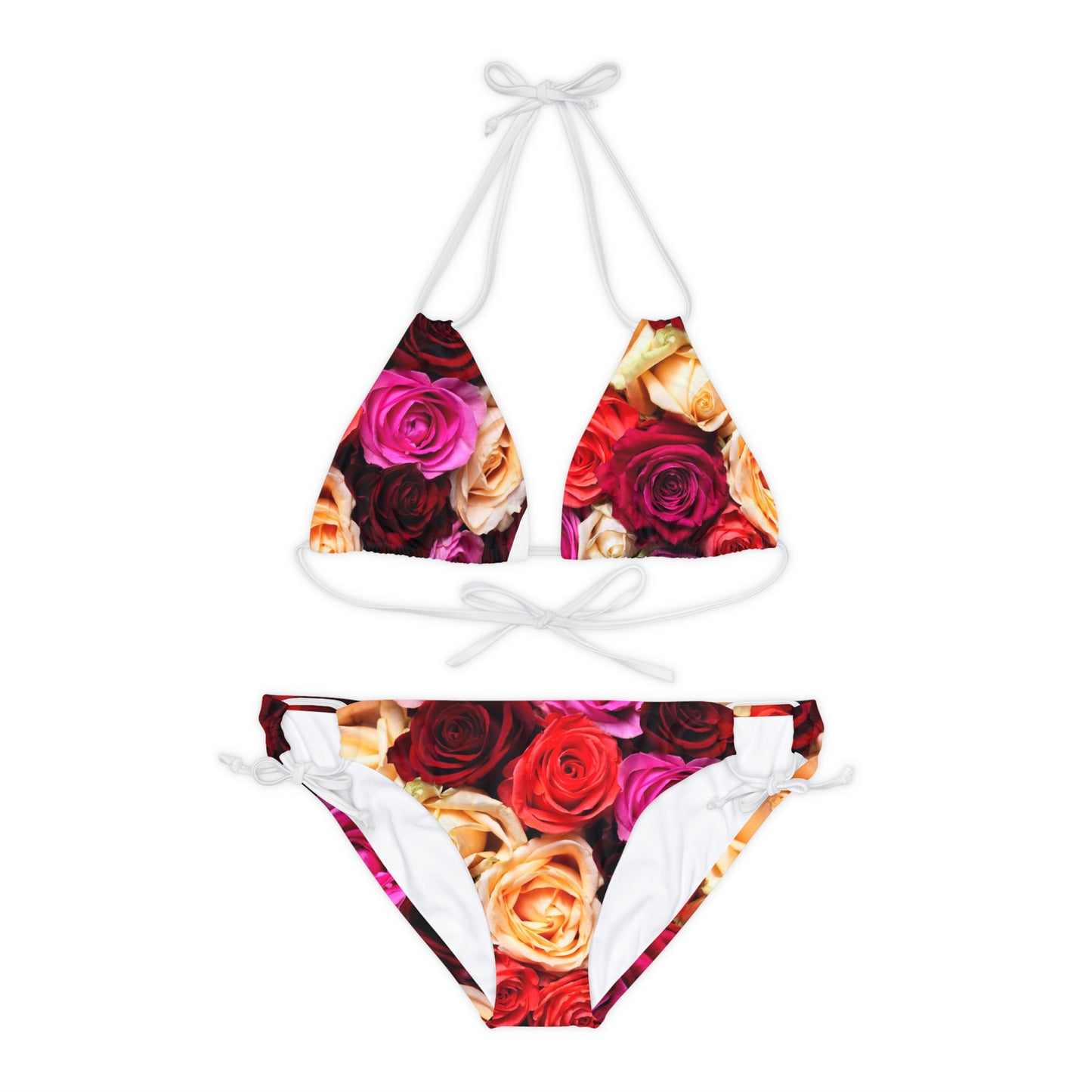 Roses Strappy Bikini Set