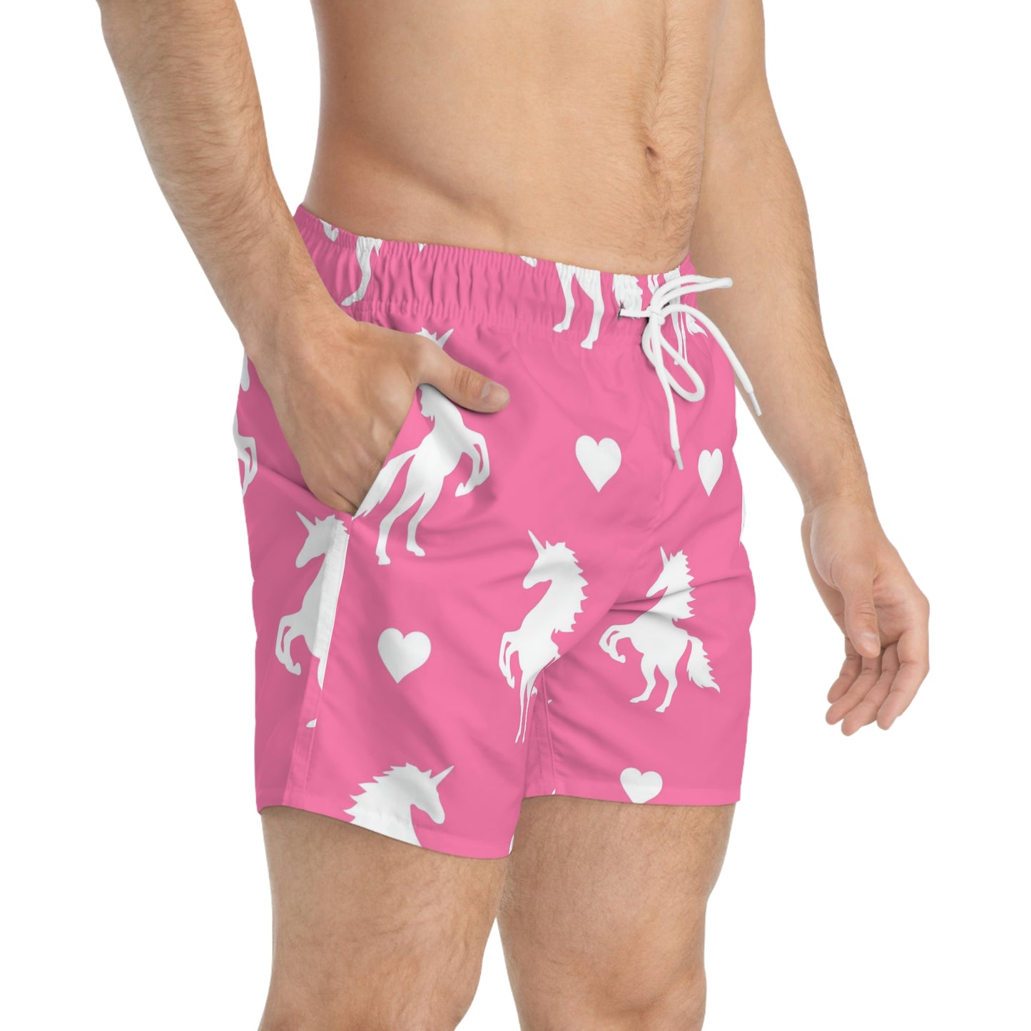Einhorn Pink Swim Trunks