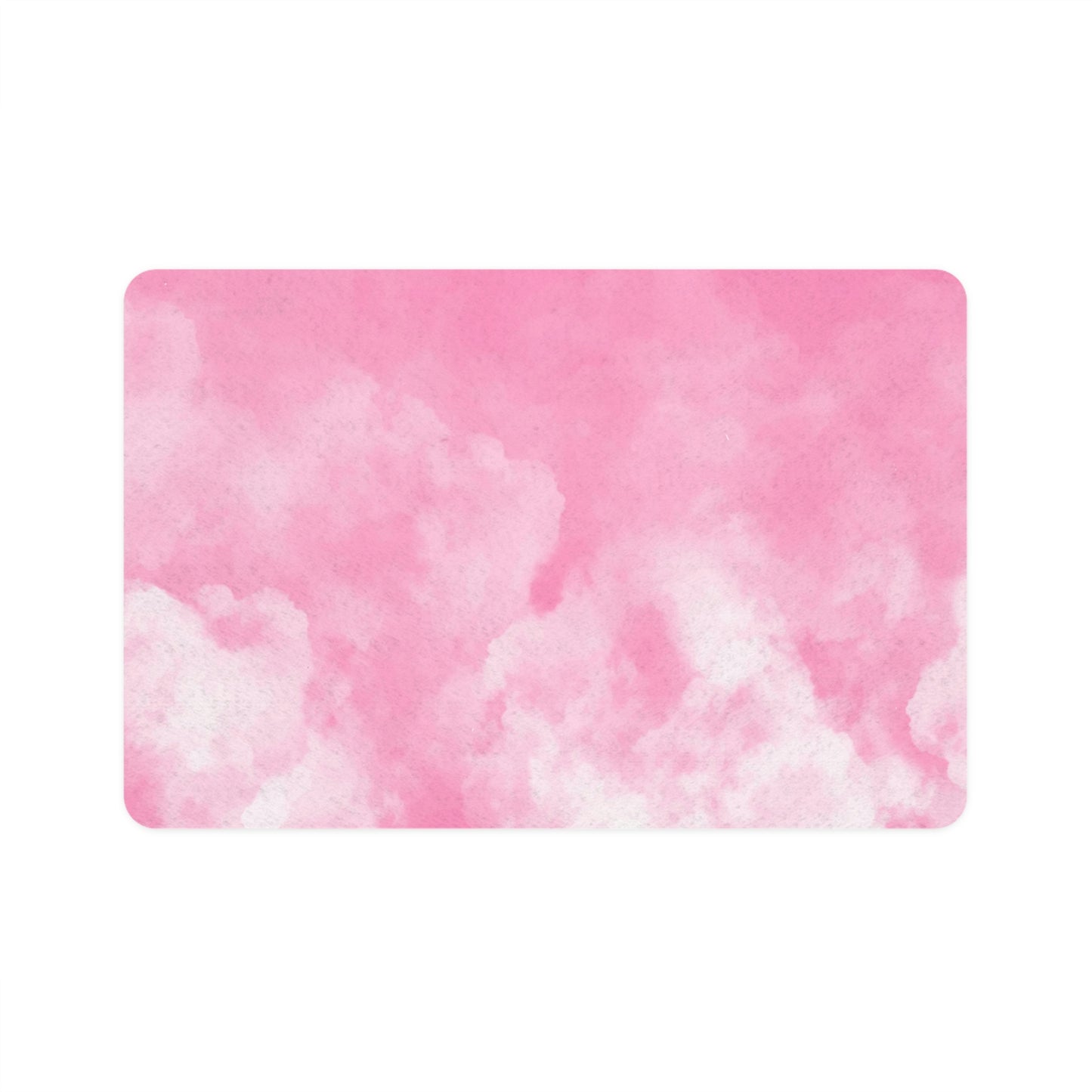 Pink Clouds Pet Food Mat (12x18)